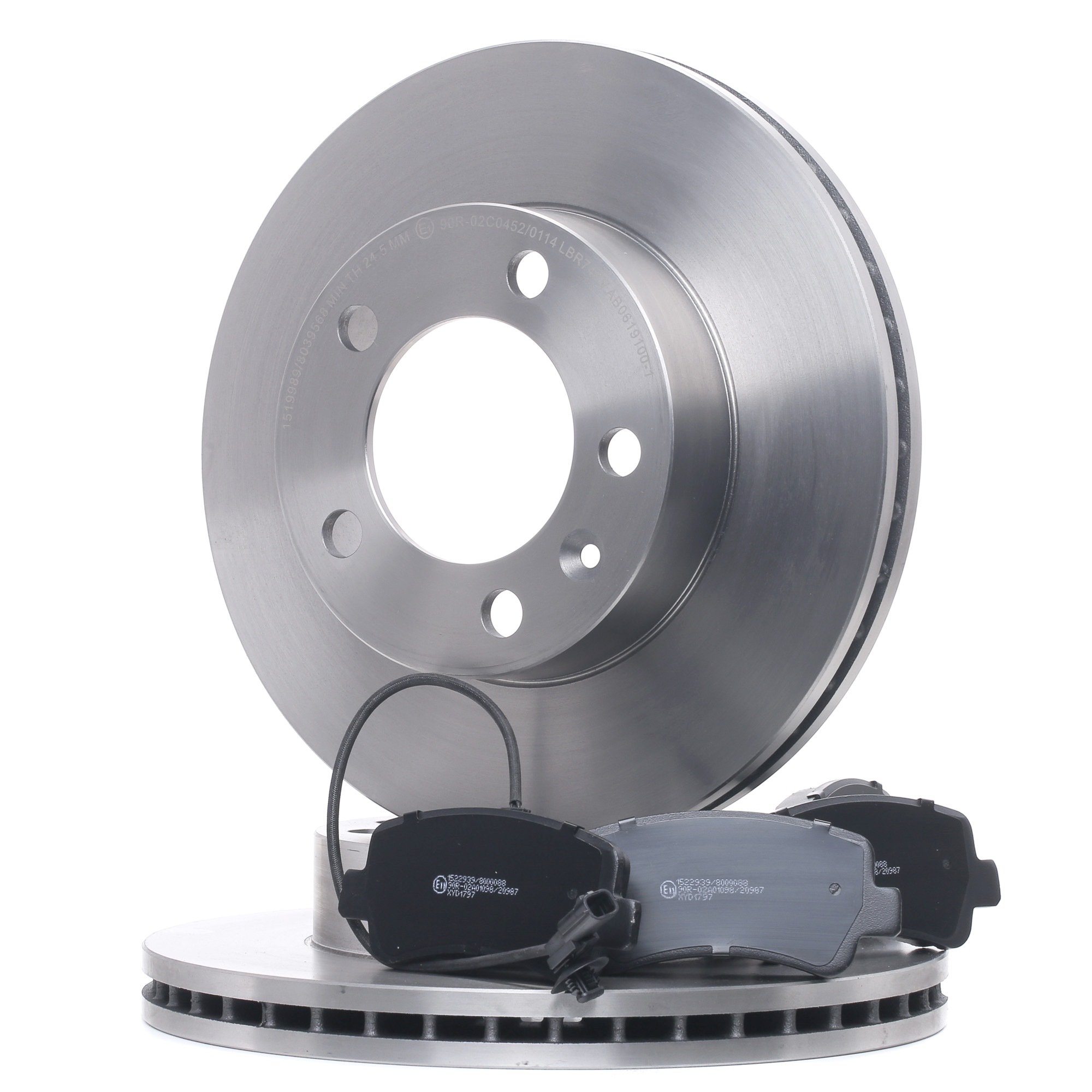 Great value for money - RIDEX Brake discs and pads set 3405B1467