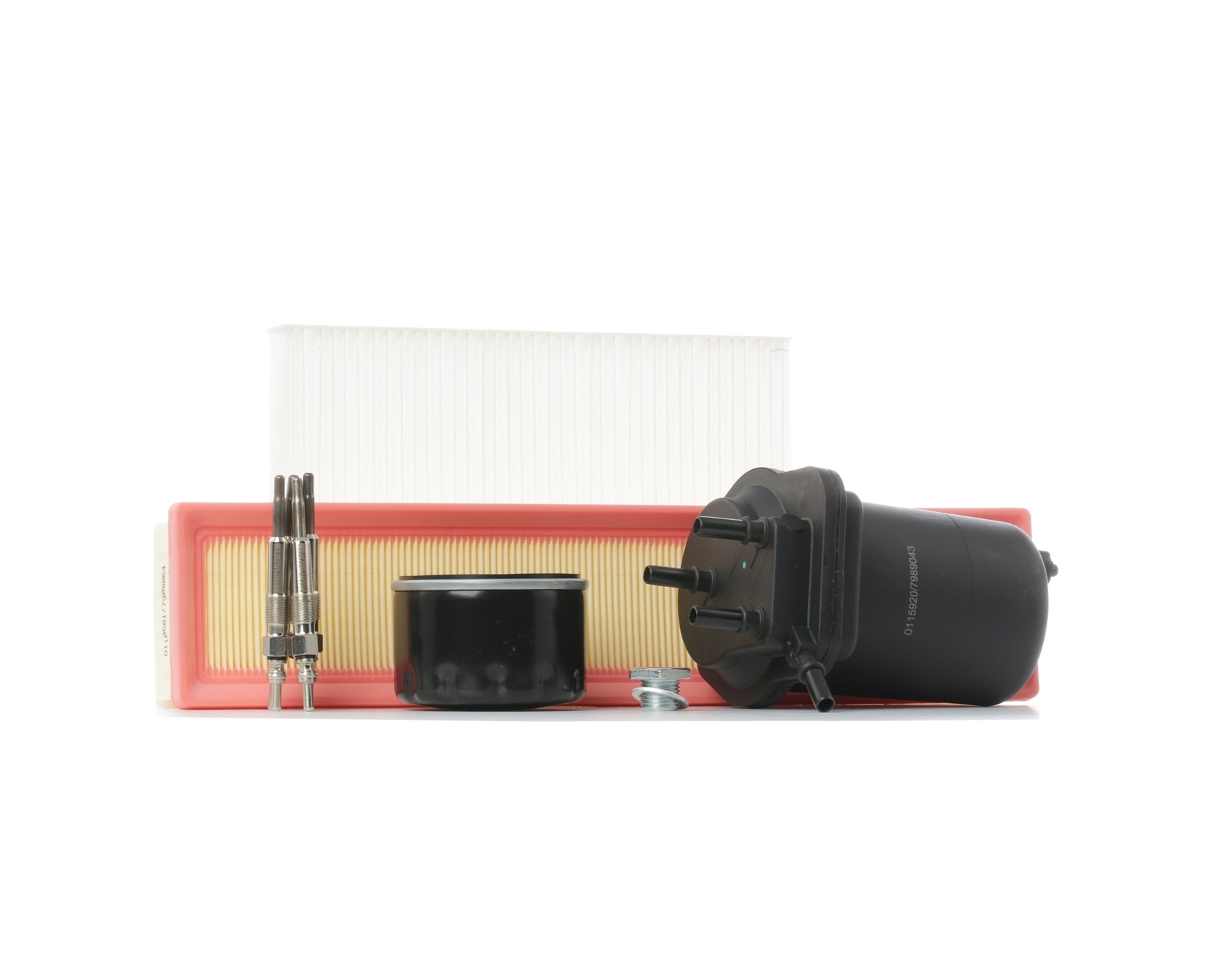 STARK SKPSM-4575801 Inspektionspaket Anschraubfilter, Filtereinsatz, Leitungsfilter, Pollenfilter, mit Vorfilter