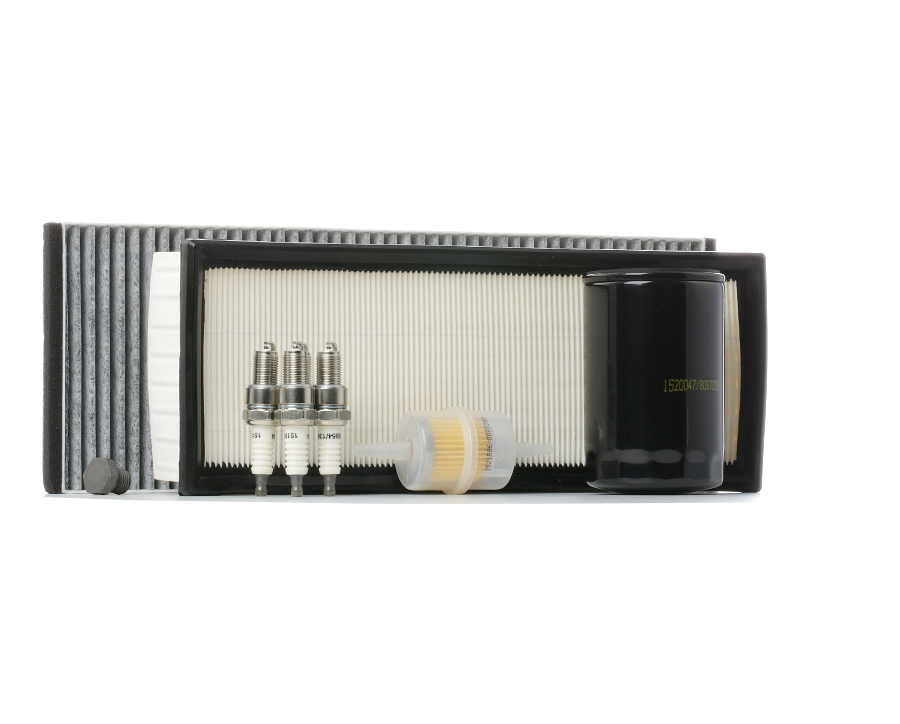 4682P10120 Onderhoudspakket en filterset RIDEX AUDI 80