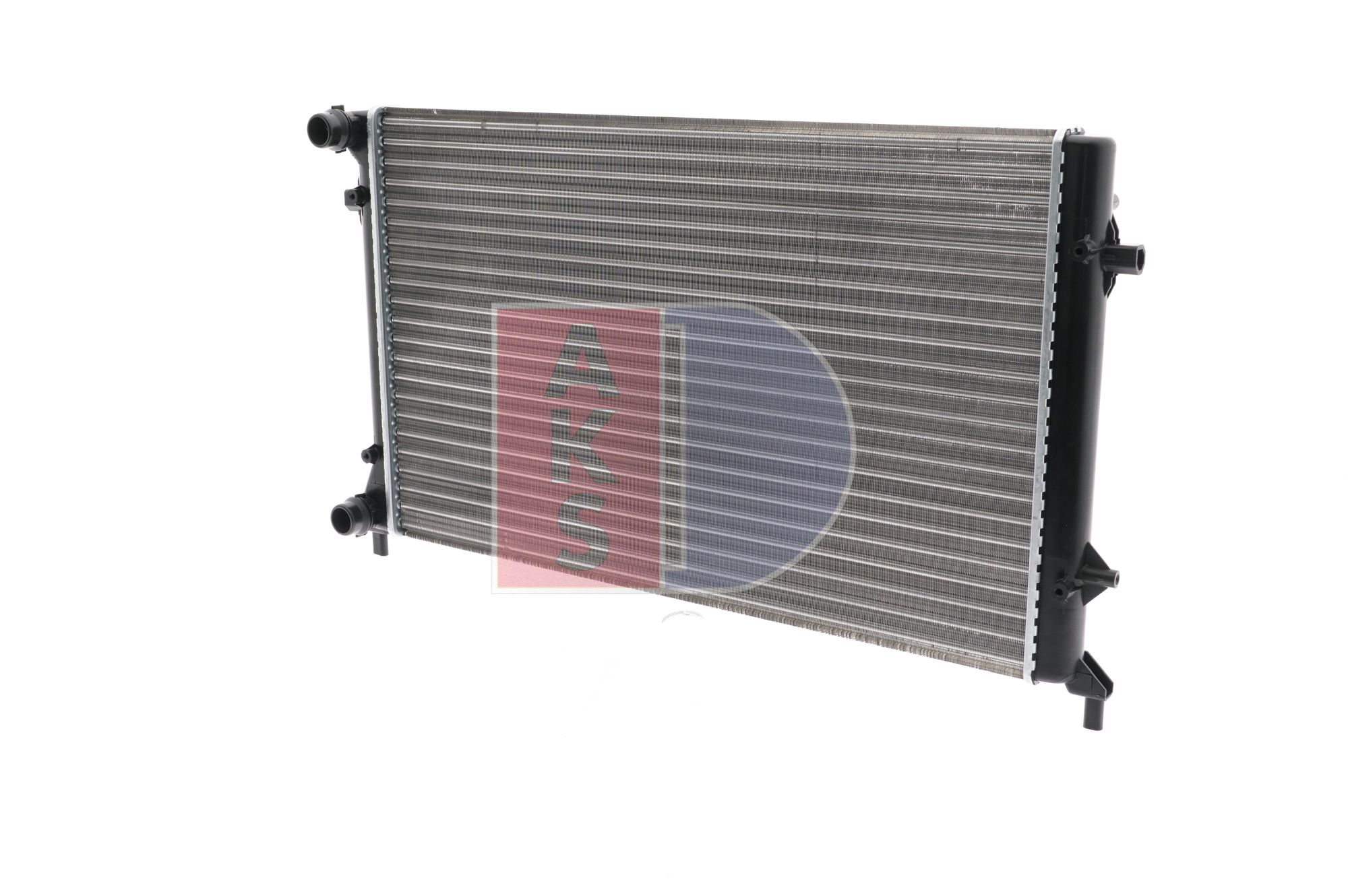 AKS DASIS 040022N Engine radiator 647 x 398 x 16 mm, Mechanically jointed cooling fins