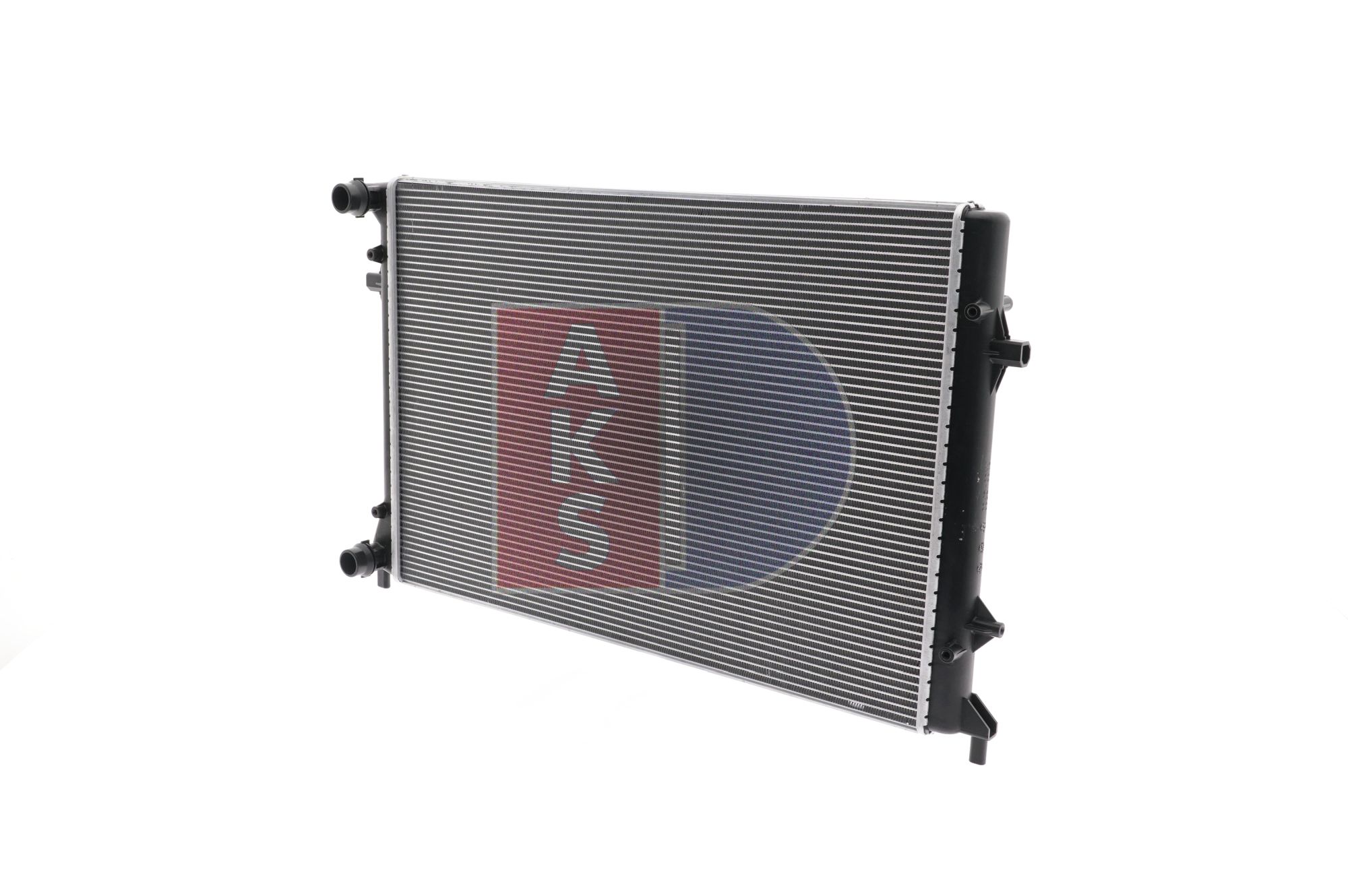 AKS DASIS 040031N Engine radiator 650 x 445 x 33 mm, Brazed cooling fins