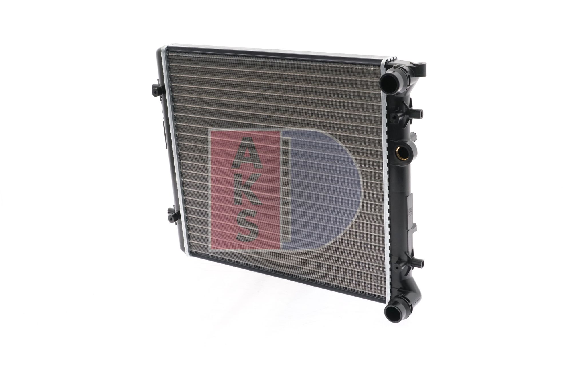 AKS DASIS 040810N Engine radiator 430 x 411 x 20 mm, Mechanically jointed cooling fins