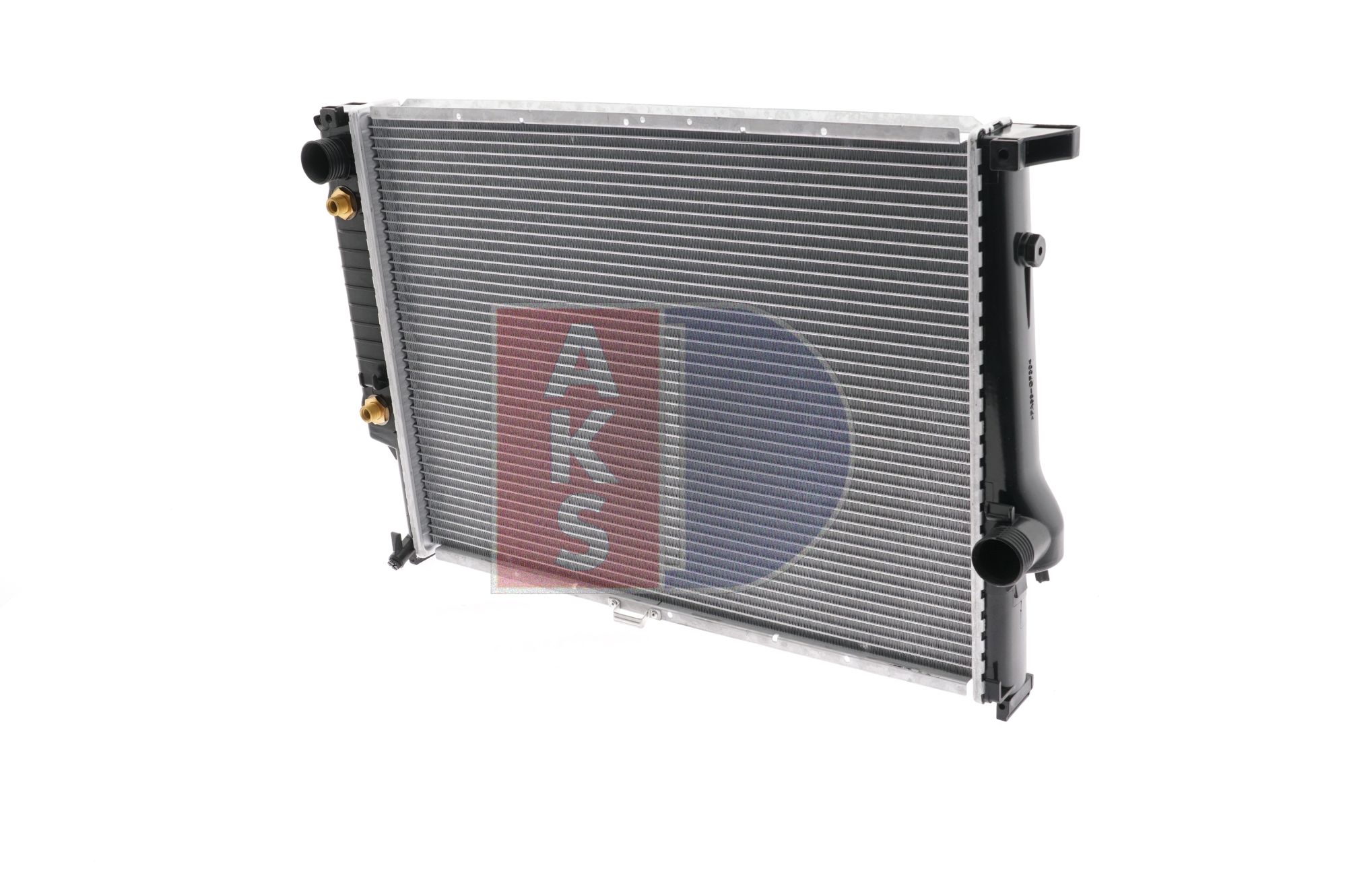 AKS DASIS 050760N Engine radiator 610 x 440 x 34 mm, Brazed cooling fins