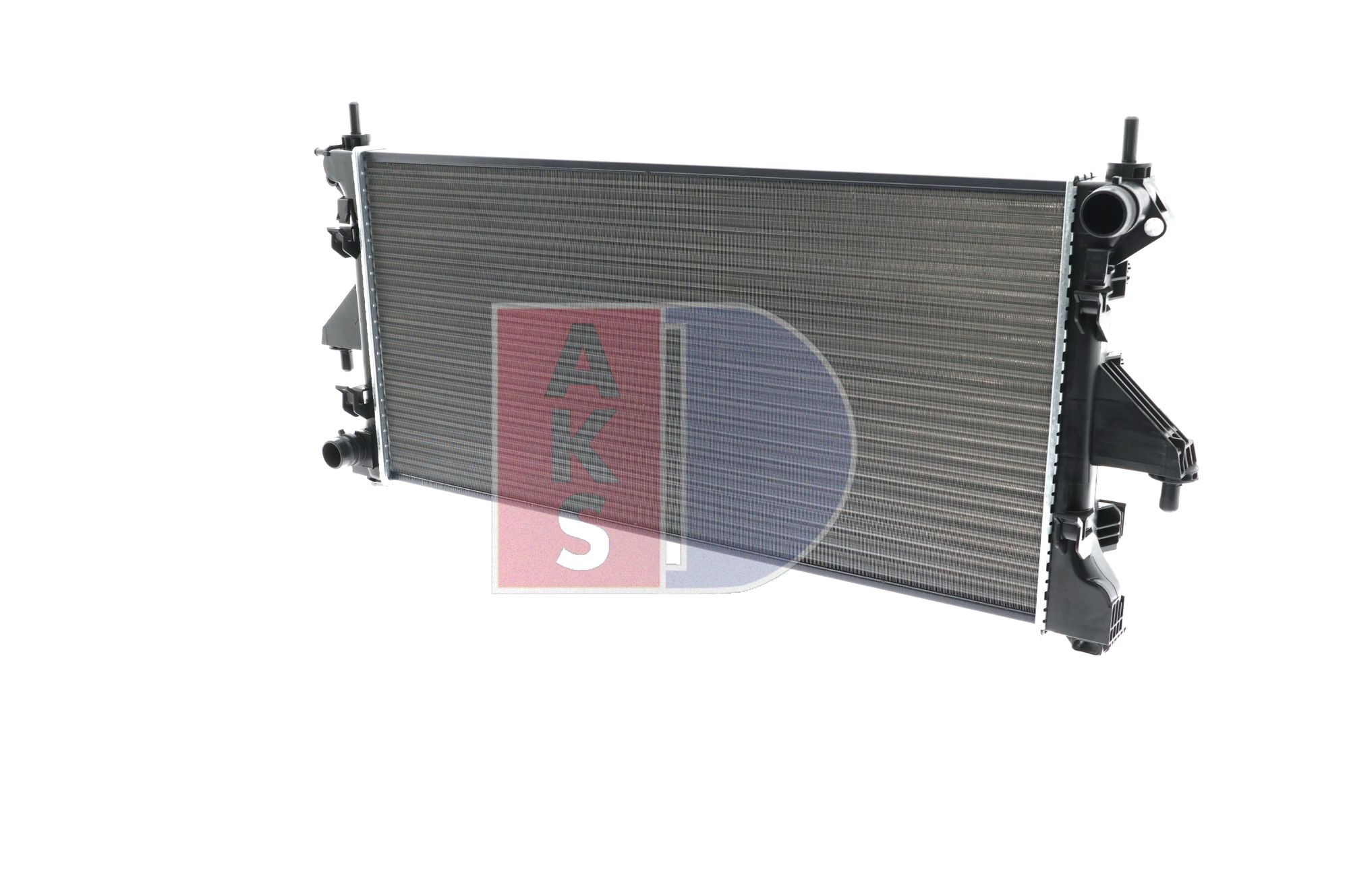 AKS DASIS 060021N Engine radiator 780 x 375 x 28 mm, Mechanically jointed cooling fins