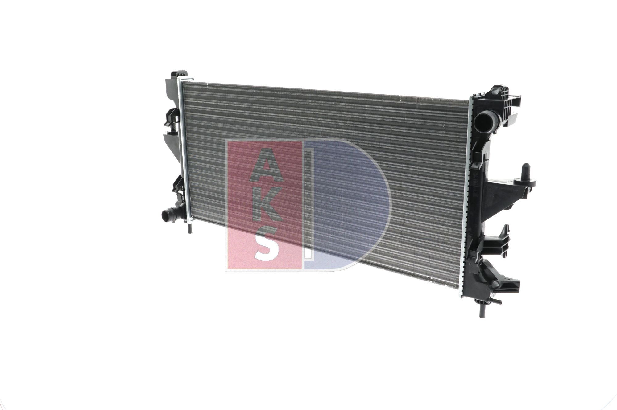 AKS DASIS 060022N Engine radiator 780 x 375 x 28 mm, Mechanically jointed cooling fins
