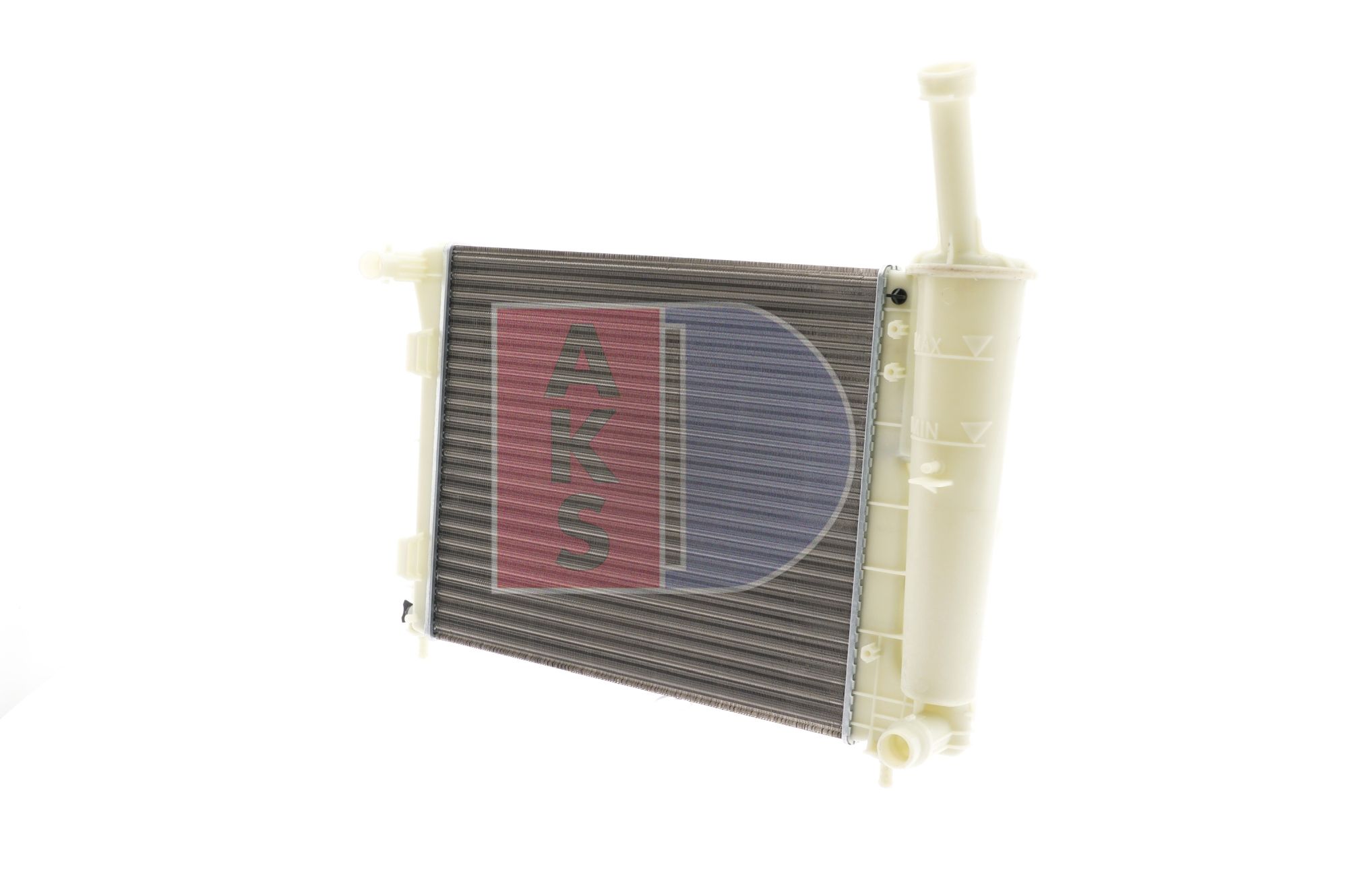 AKS DASIS 080008N Engine radiator 480 x 415 x 18 mm, Mechanically jointed cooling fins