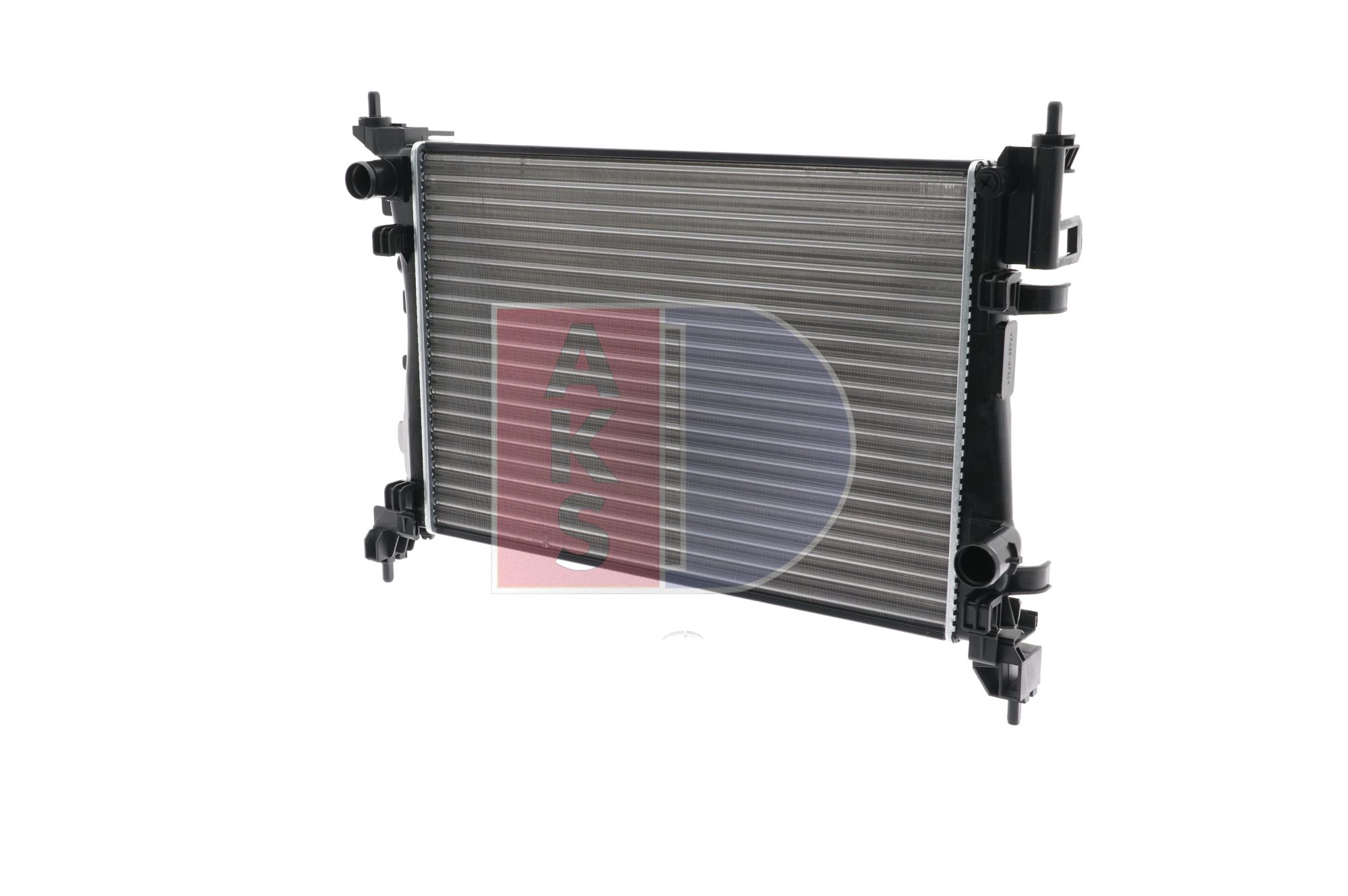 AKS DASIS 080087N Engine radiator 540 x 375 x 26 mm, Mechanically jointed cooling fins