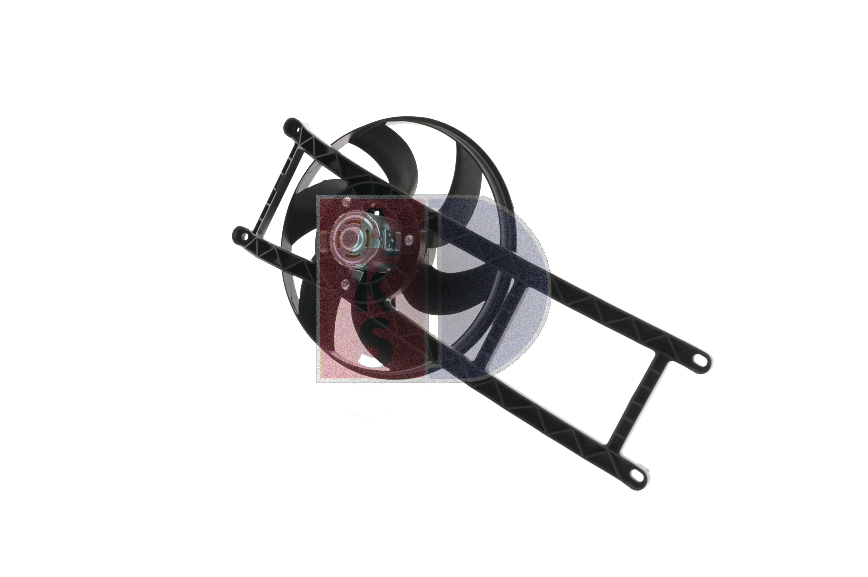 Cooling fan assembly AKS DASIS Ø: 300 mm, 12V, 85W, with frame - 088086N