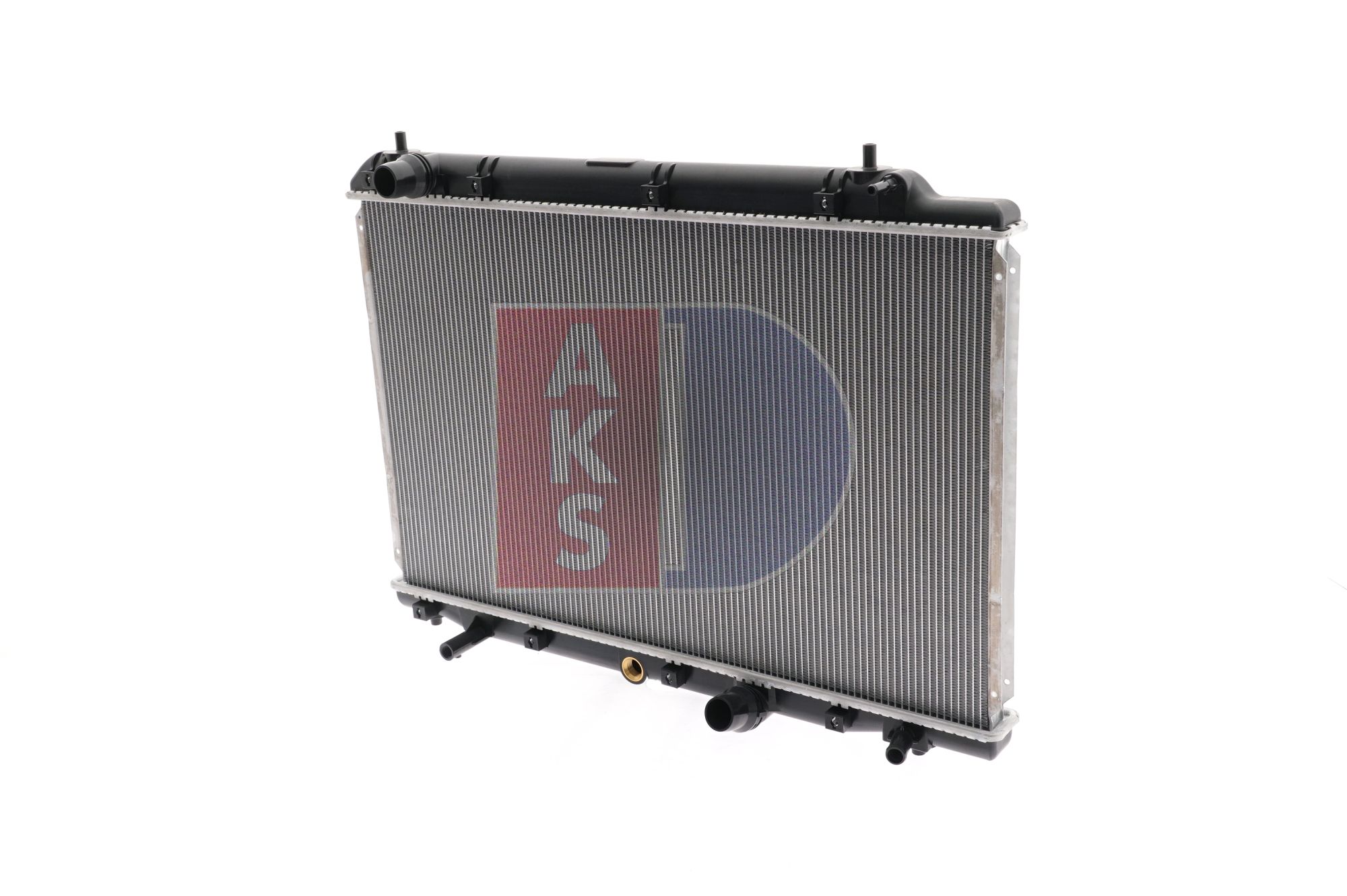 AKS DASIS 100064N Engine radiator 395 x 650 x 26 mm, Brazed cooling fins