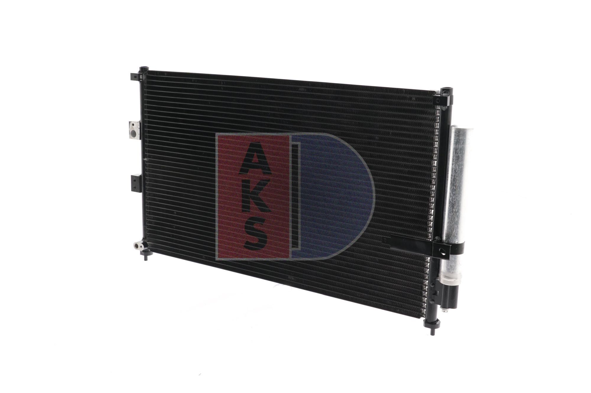 AKS DASIS 102025N Air conditioning condenser with dryer, 15,5mm, 10,1mm, 625mm