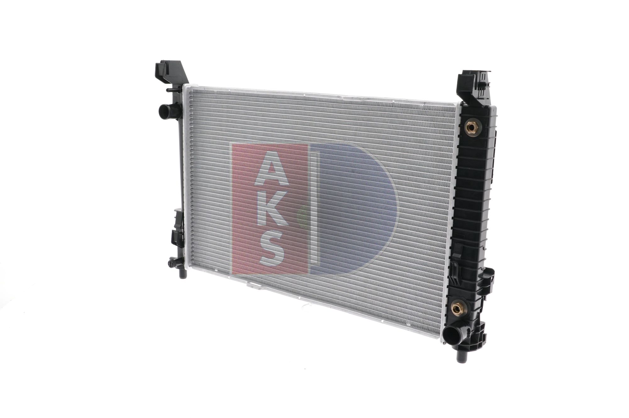 AKS DASIS 120074N Engine radiator 648 x 406 x 24 mm, Brazed cooling fins