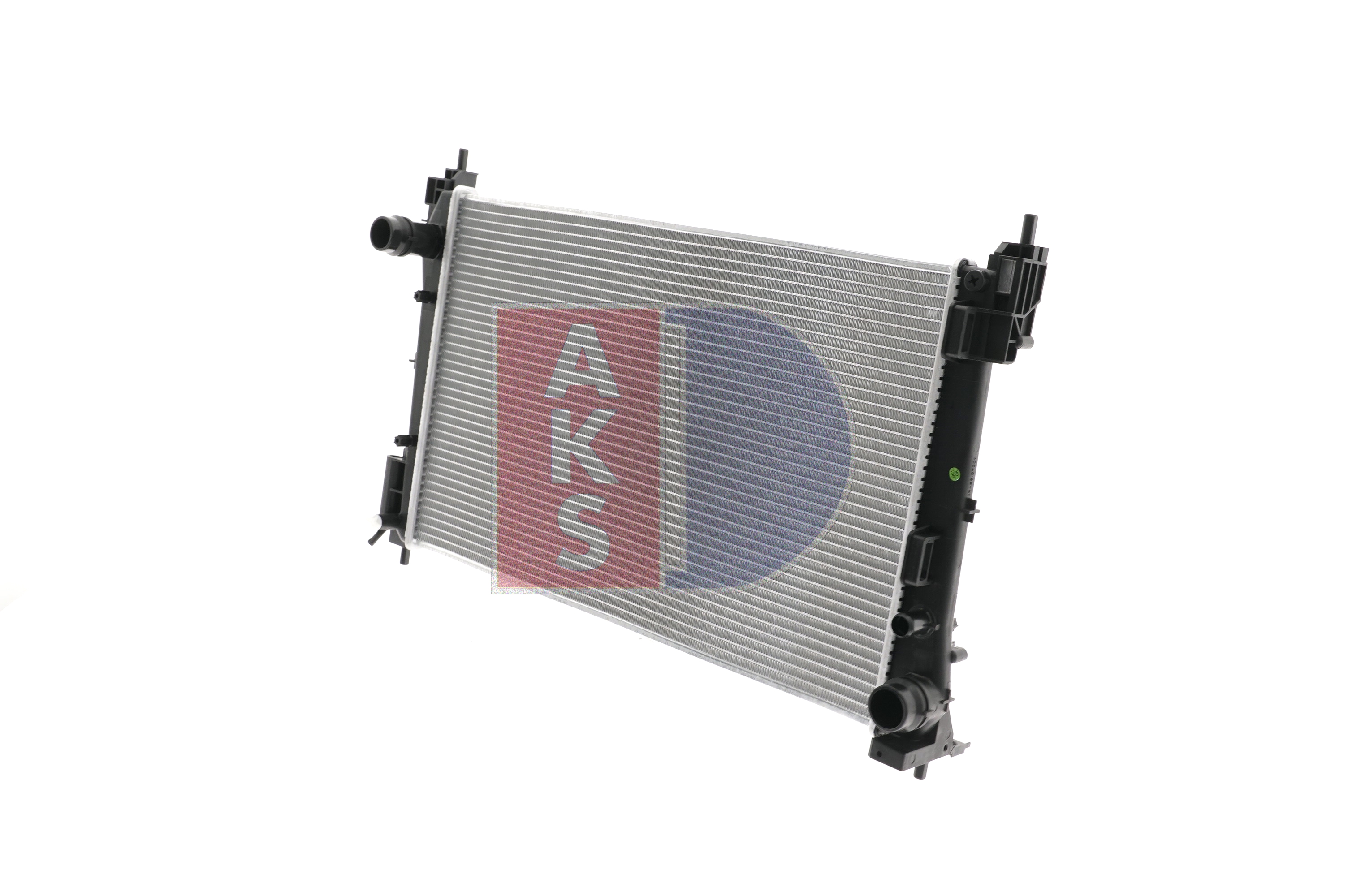 AKS DASIS 150071N Engine radiator Aluminium, 619 x 398 x 26 mm, Manual-/optional automatic transmission, Brazed cooling fins