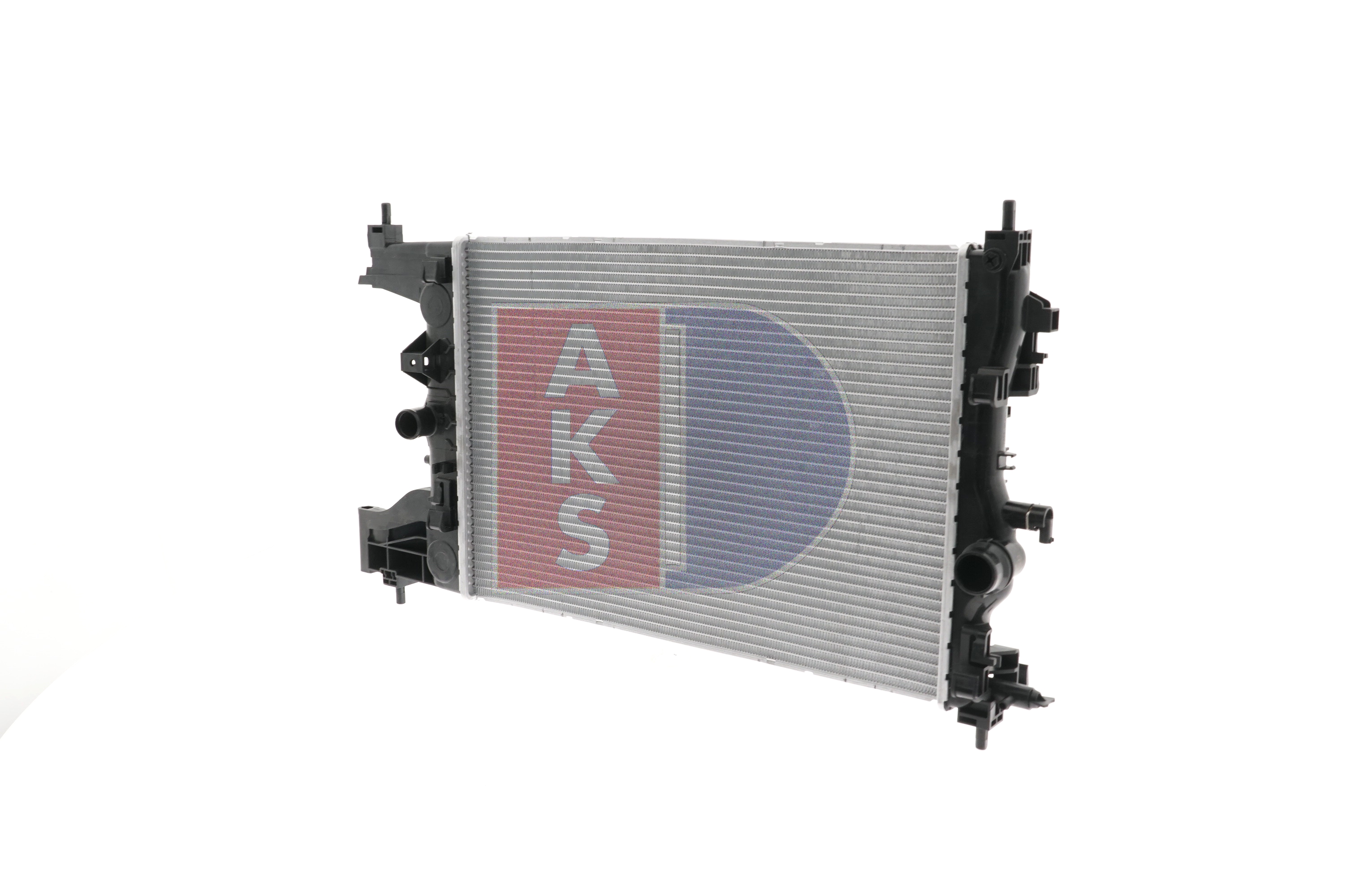 AKS DASIS 150088N Engine radiator Plastic, Aluminium, for vehicles with/without air conditioning, 580 x 395 x 16 mm, Manual Transmission, Brazed cooling fins
