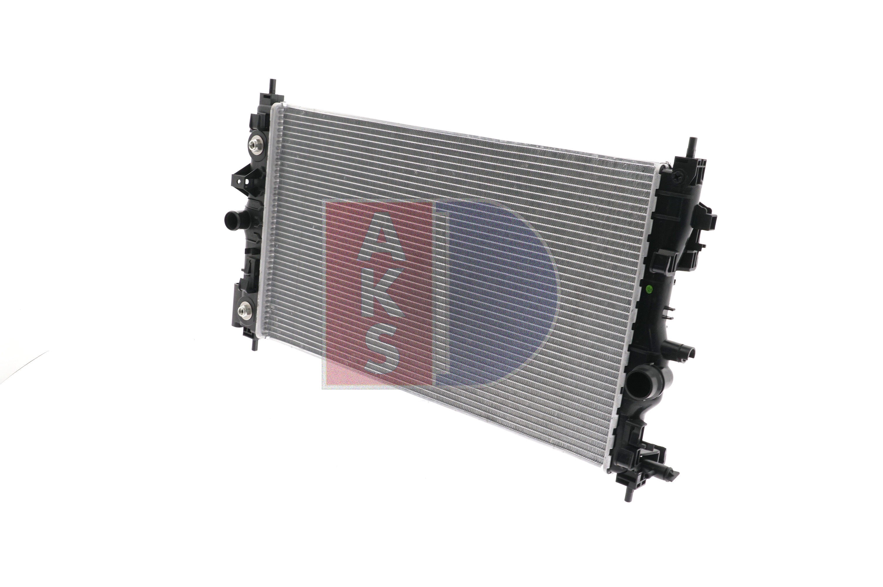 AKS DASIS 150098N Engine radiator Aluminium, for vehicles with/without air conditioning, 680 x 400 x 27 mm, Automatic Transmission, Brazed cooling fins