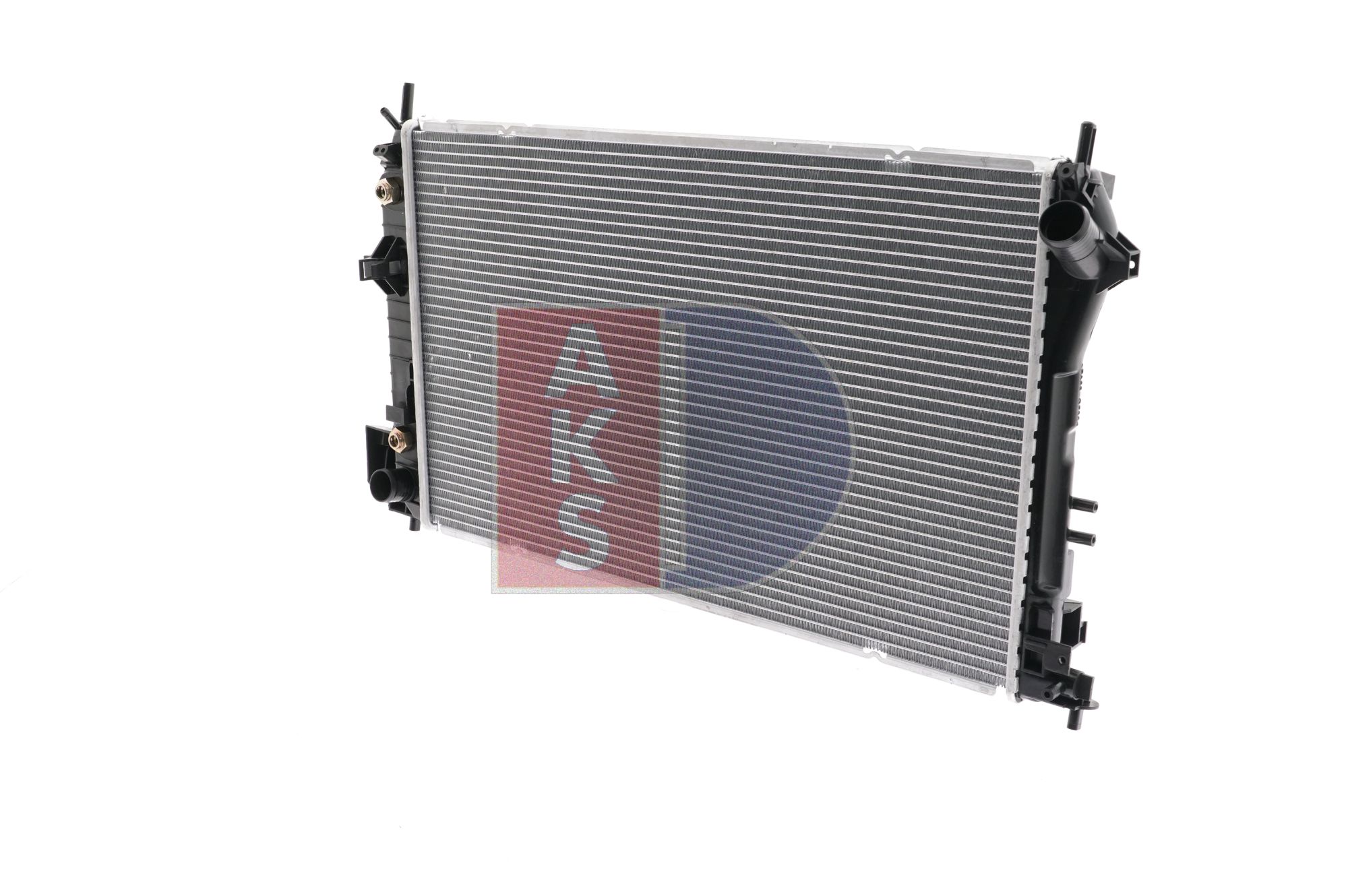 AKS DASIS 152007N Engine radiator 650 x 415 x 34 mm, Brazed cooling fins