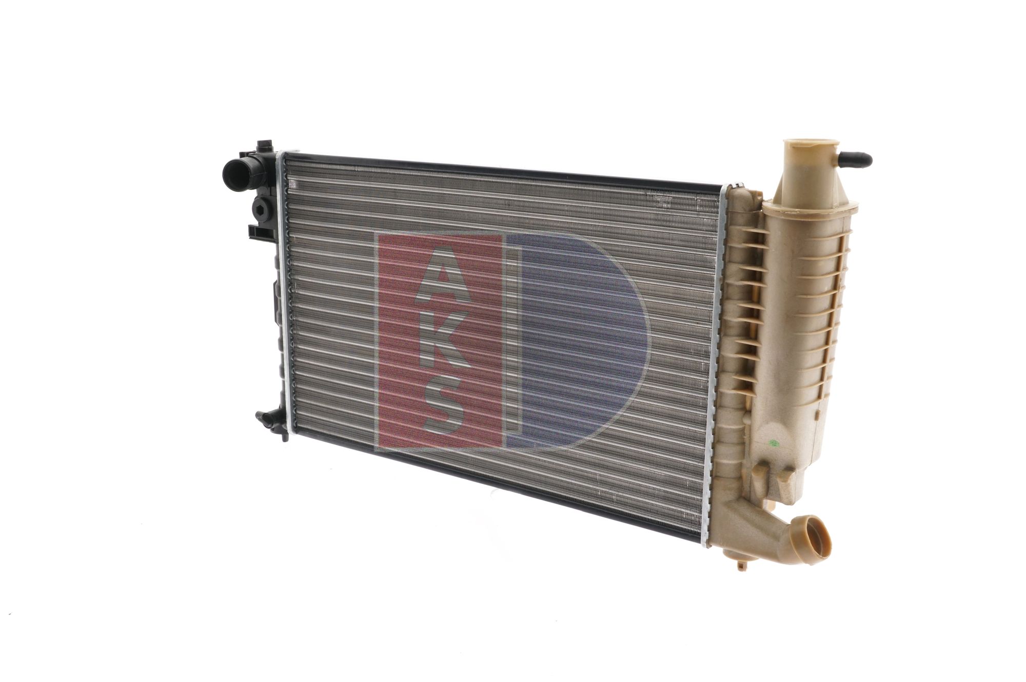 AKS DASIS 160025N Engine radiator 610 x 377 x 23 mm, Mechanically jointed cooling fins