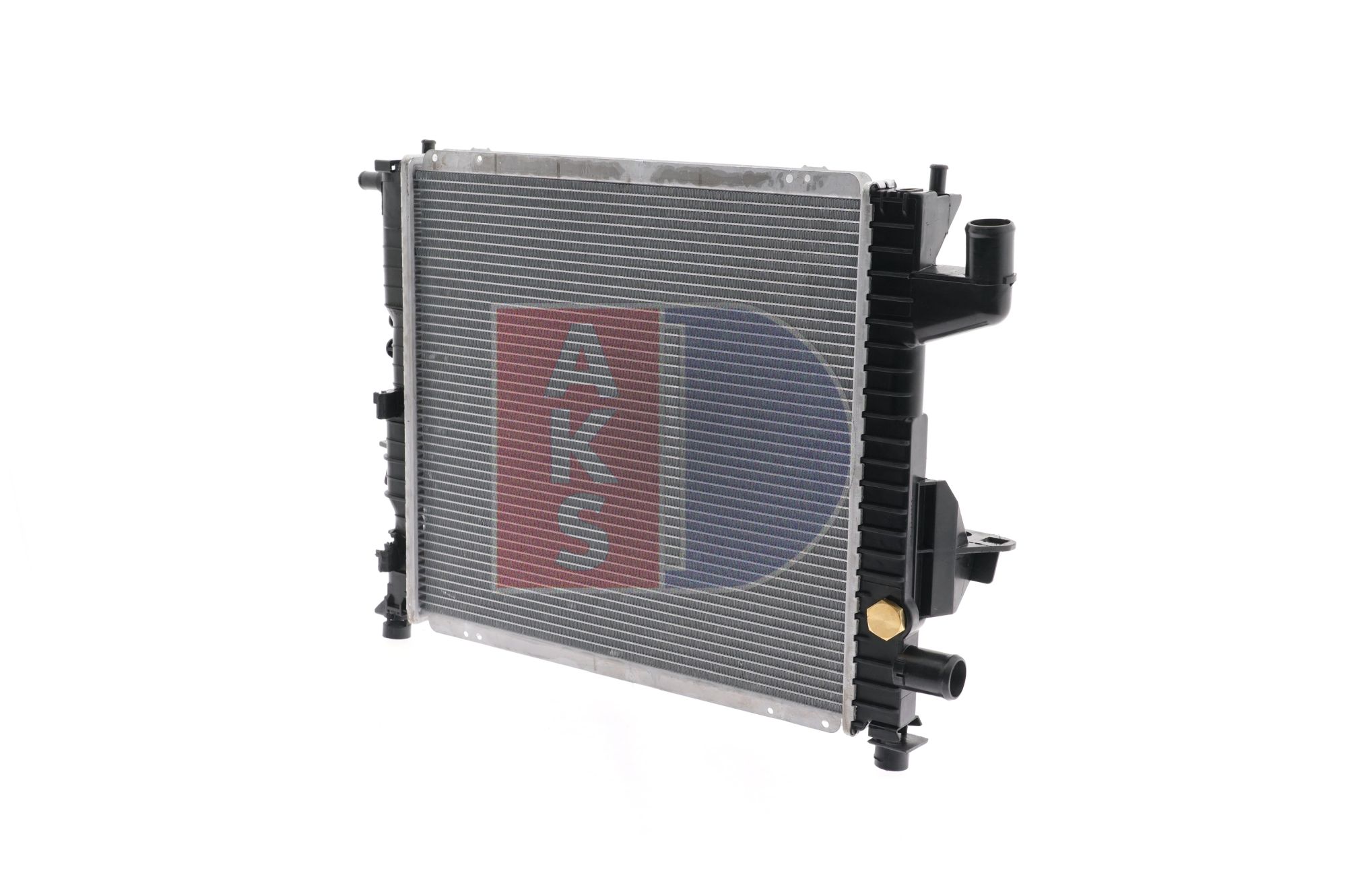 AKS DASIS 181390N Engine radiator 430 x 386 x 24 mm, Brazed cooling fins