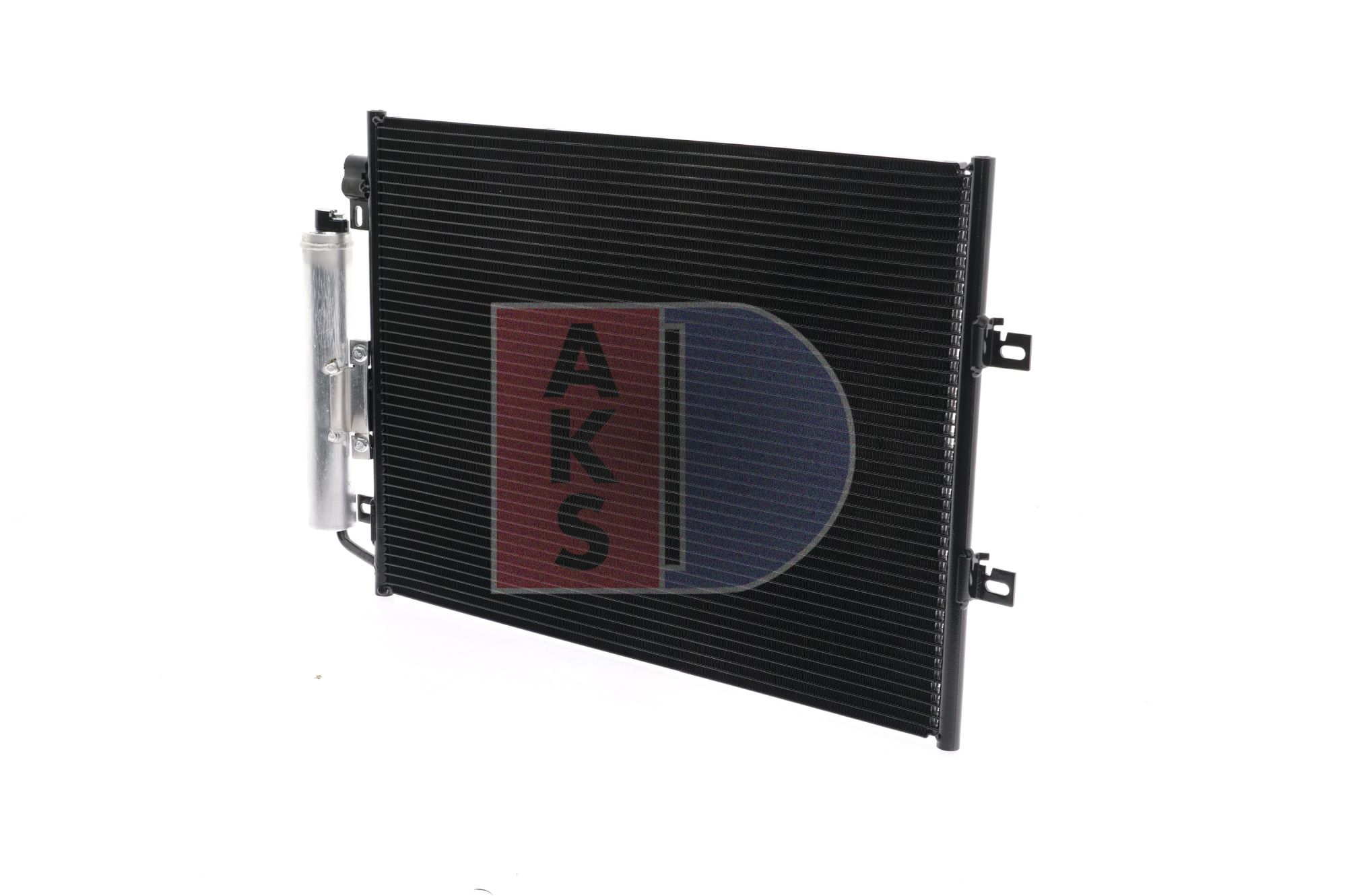 AKS DASIS 182043N Air conditioning condenser with dryer, 15,5mm, 8,5mm, 510mm