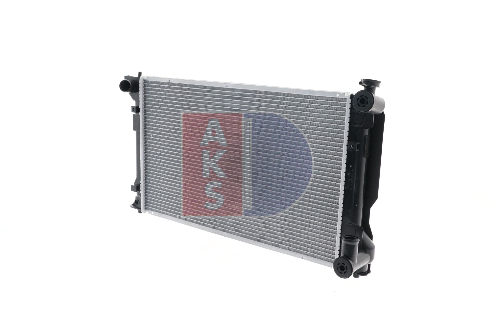 AKS DASIS 210122N Engine radiator 624 x 378 x 16 mm, Brazed cooling fins
