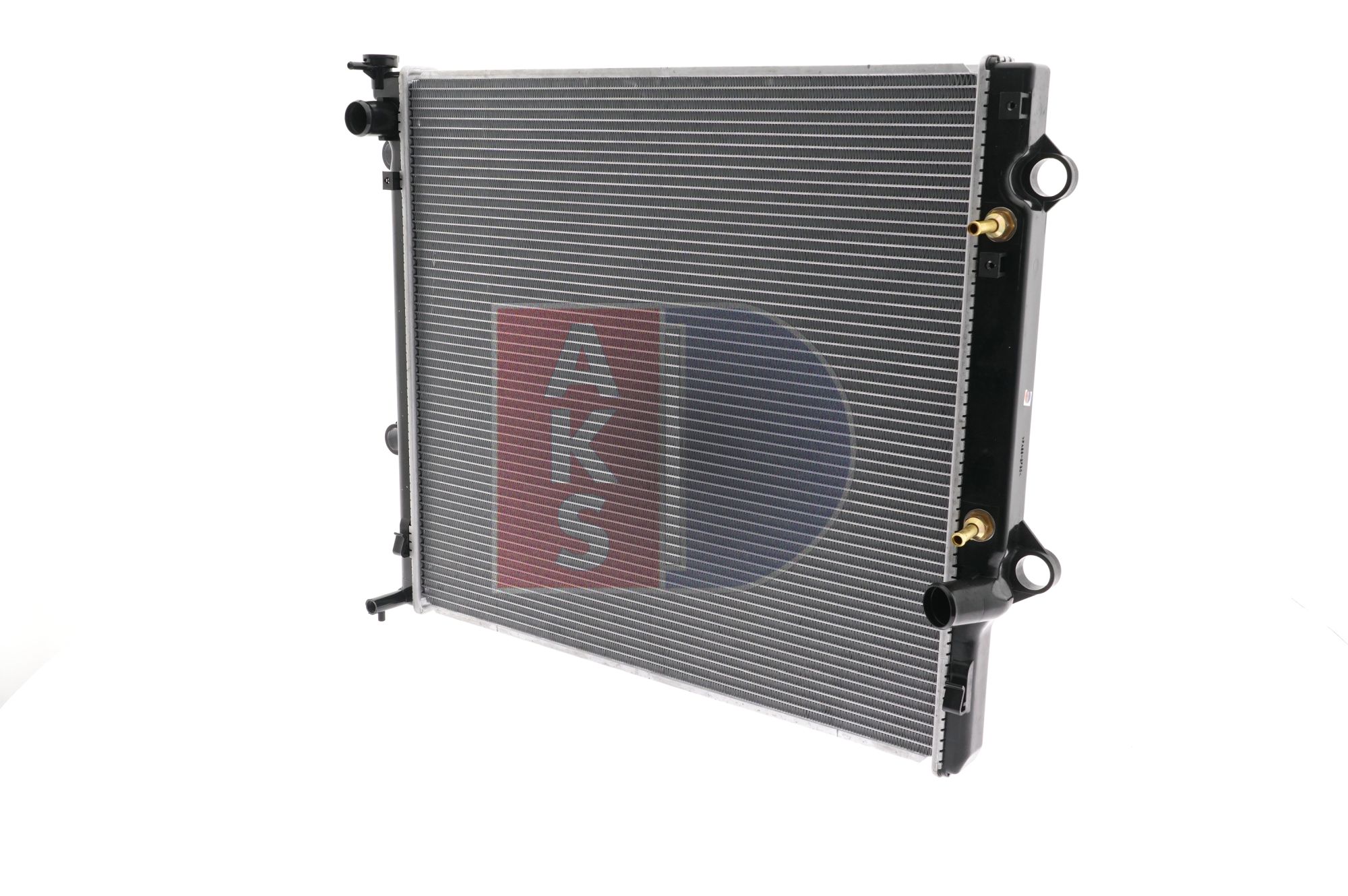 210184N AKS DASIS Radiators TOYOTA Aluminium, 650 x 590 x 25 mm, Brazed cooling fins