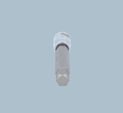 KS TOOLS Steckschlüsseleinsatz 150.2291 DIN 3120, ISO 1174, 11, Chrom-Vanadium-Stahl, Innensechskant