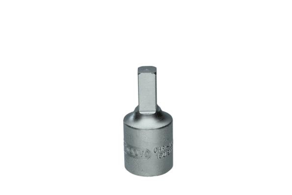 KS TOOLS Steckschlüsseleinsatz 150.9111 DIN 3120, ISO 1174, 7, Chrom-Vanadium-Stahl, Vierkant, Innenvierkant
