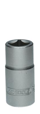 KS TOOLS Steckschlüsseleinsatz 150.9122 DIN 3120, ISO 1174, 10, Chrom-Vanadium-Stahl, Vierkant