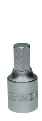 KS TOOLS DIN 3120, ISO 1174, 10, Kromi-vanadium-teräs, Kuusiokolo, sisä Hylsyavain 150.9125