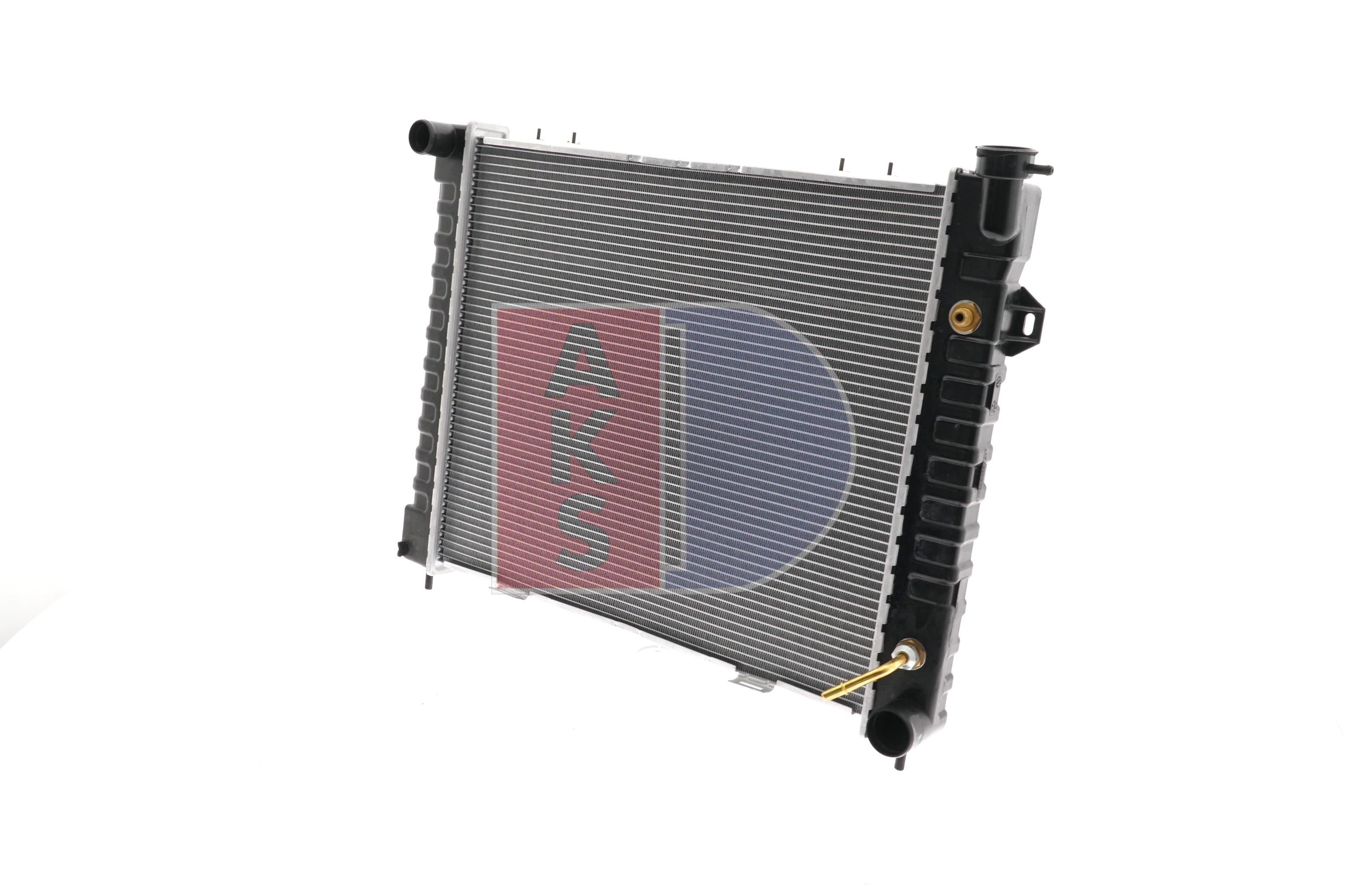 AKS DASIS 520490N Engine radiator Aluminium, for vehicles with air conditioning, 565 x 498 x 42 mm, Automatic Transmission, Brazed cooling fins