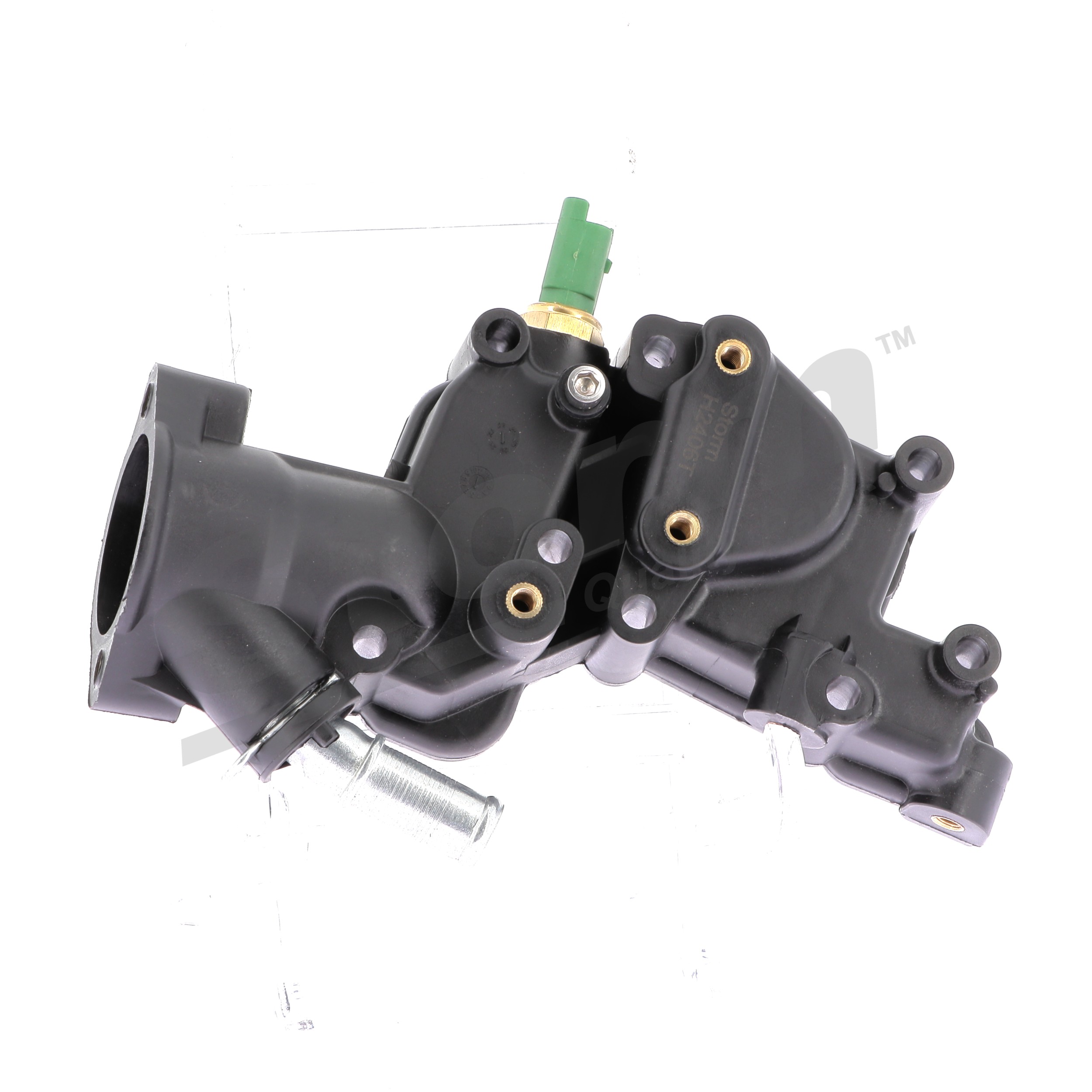 Termostat STORM QUALITY PARTS cu dispozitiv de măsurare a temperaturii, fara etansare, fara termostat, plastic - F3835