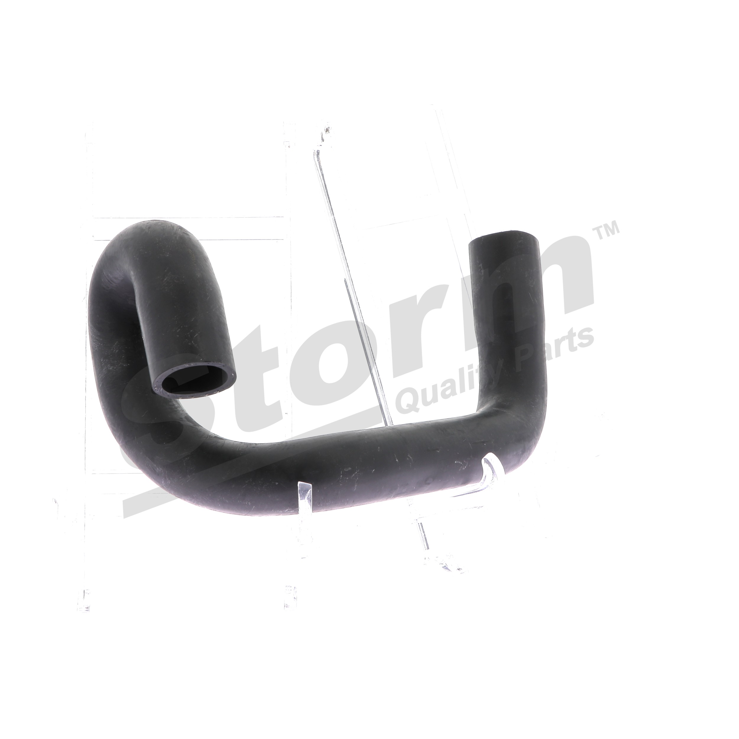 F8970 STORM QUALITY PARTS rechts unten, EPDM (Ethylen-Propylen-Dien-Kautschuk) Kühlerschlauch F8970