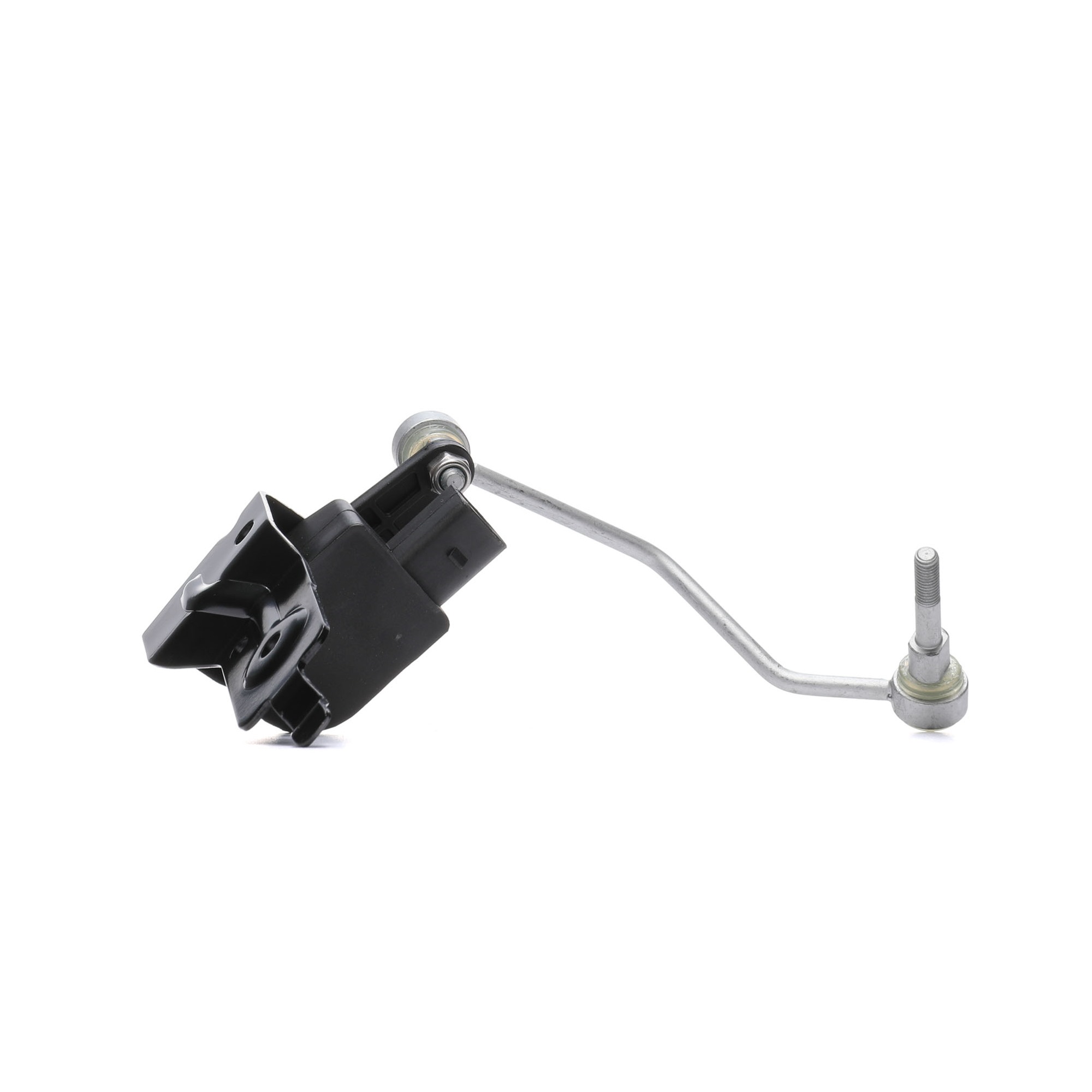 RIDEX 3721S0024 Sensor, Xenon light (headlight range adjustment) Front Axle, with holder, with coupling rod