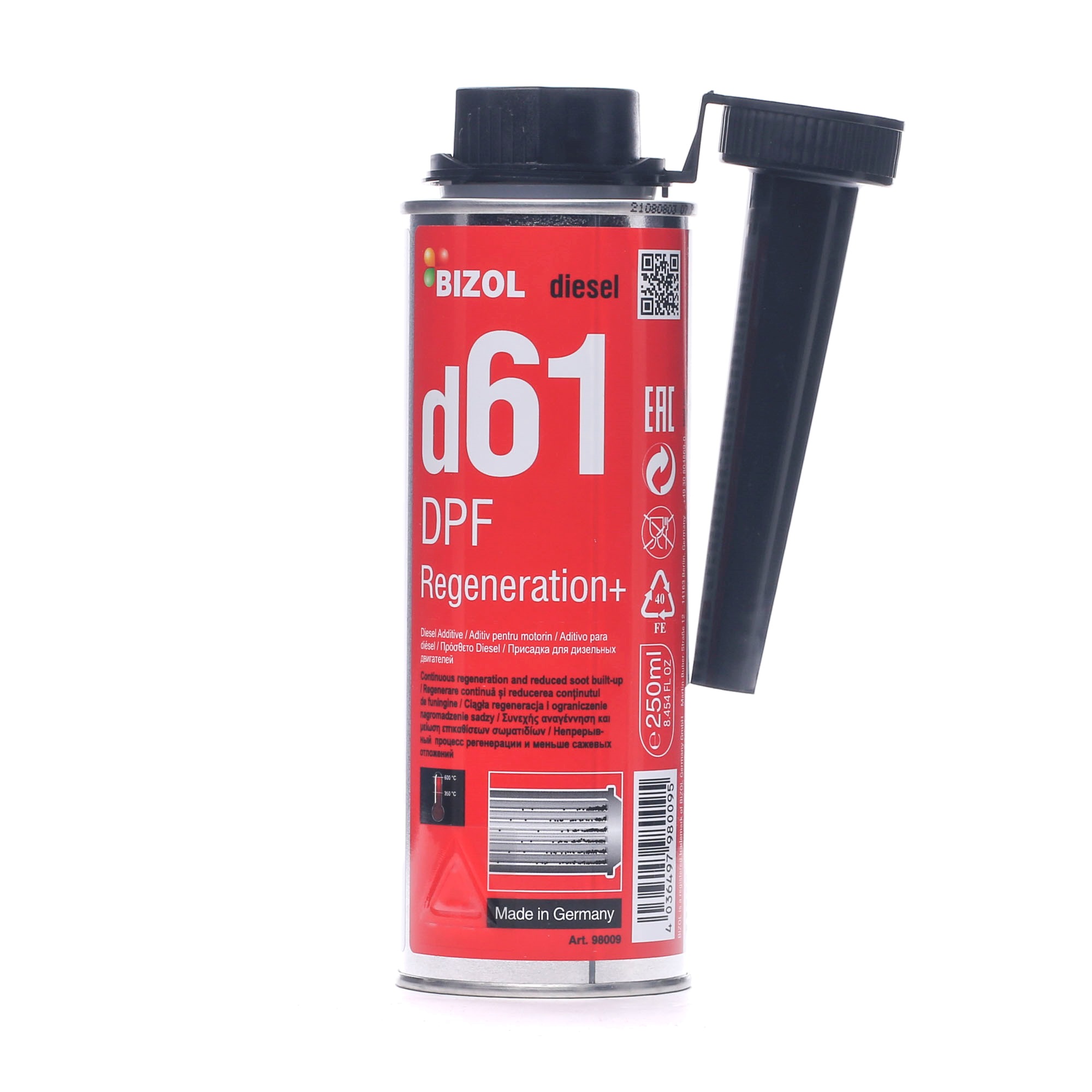 BIZOL DPF-Regeneration+, d61 Dieselpartikelfilter 8009