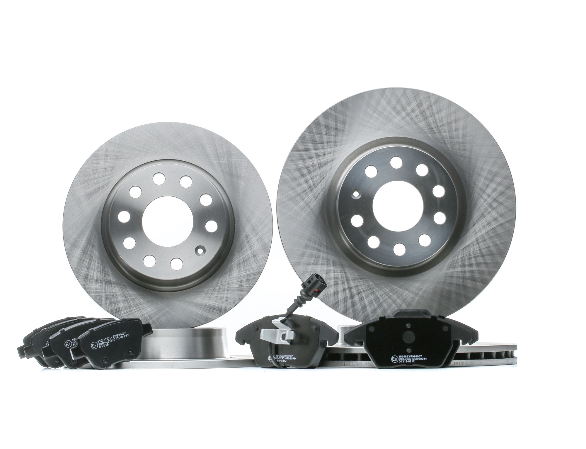 RIDEX 3405B1651 Brake discs and pads Touran 1t3 1.4 TSI EcoFuel 150 hp Petrol/Compressed Natural Gas (CNG) 2013 price