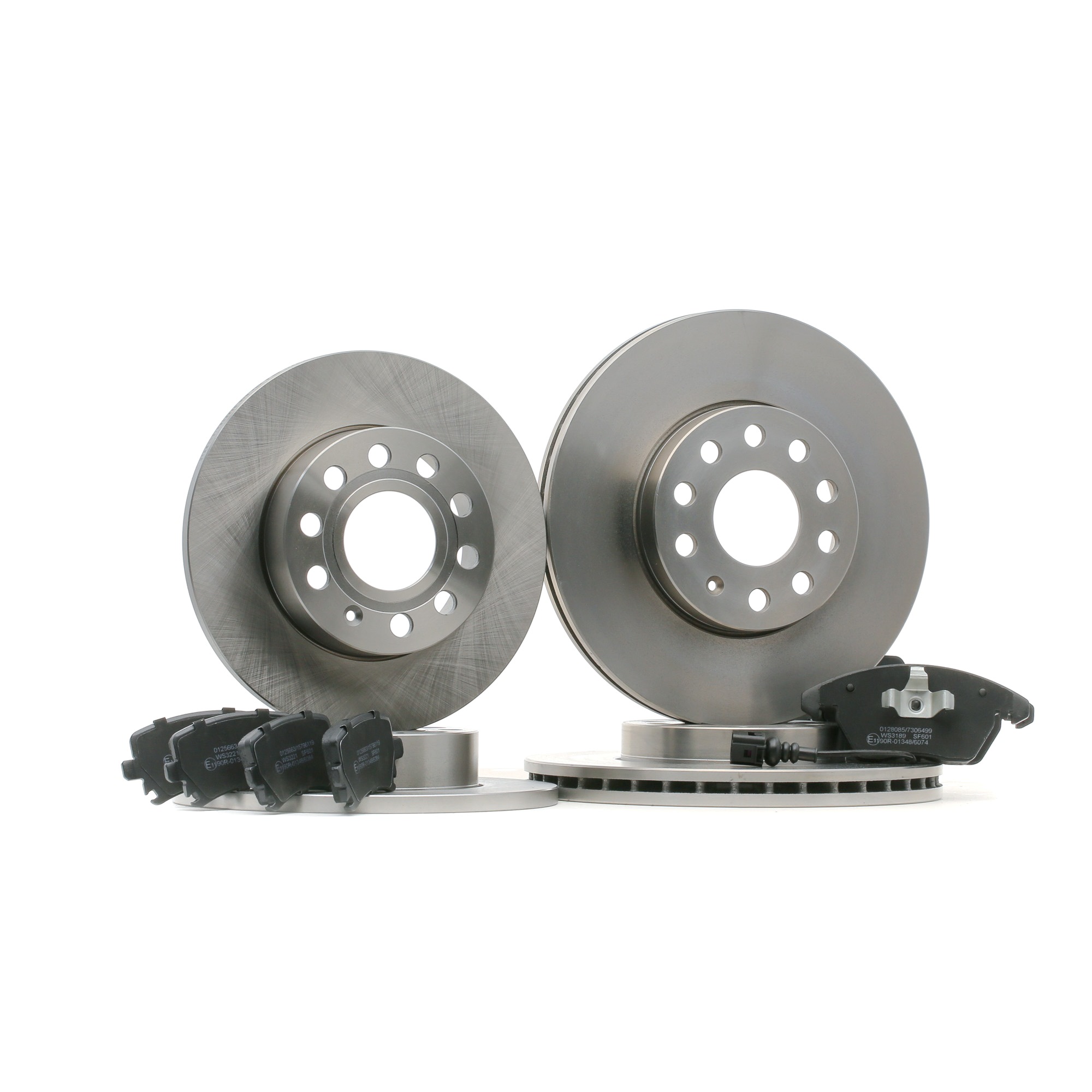 Volkswagen TOURAN Brake discs and pads set STARK SKBK-10991739 cheap