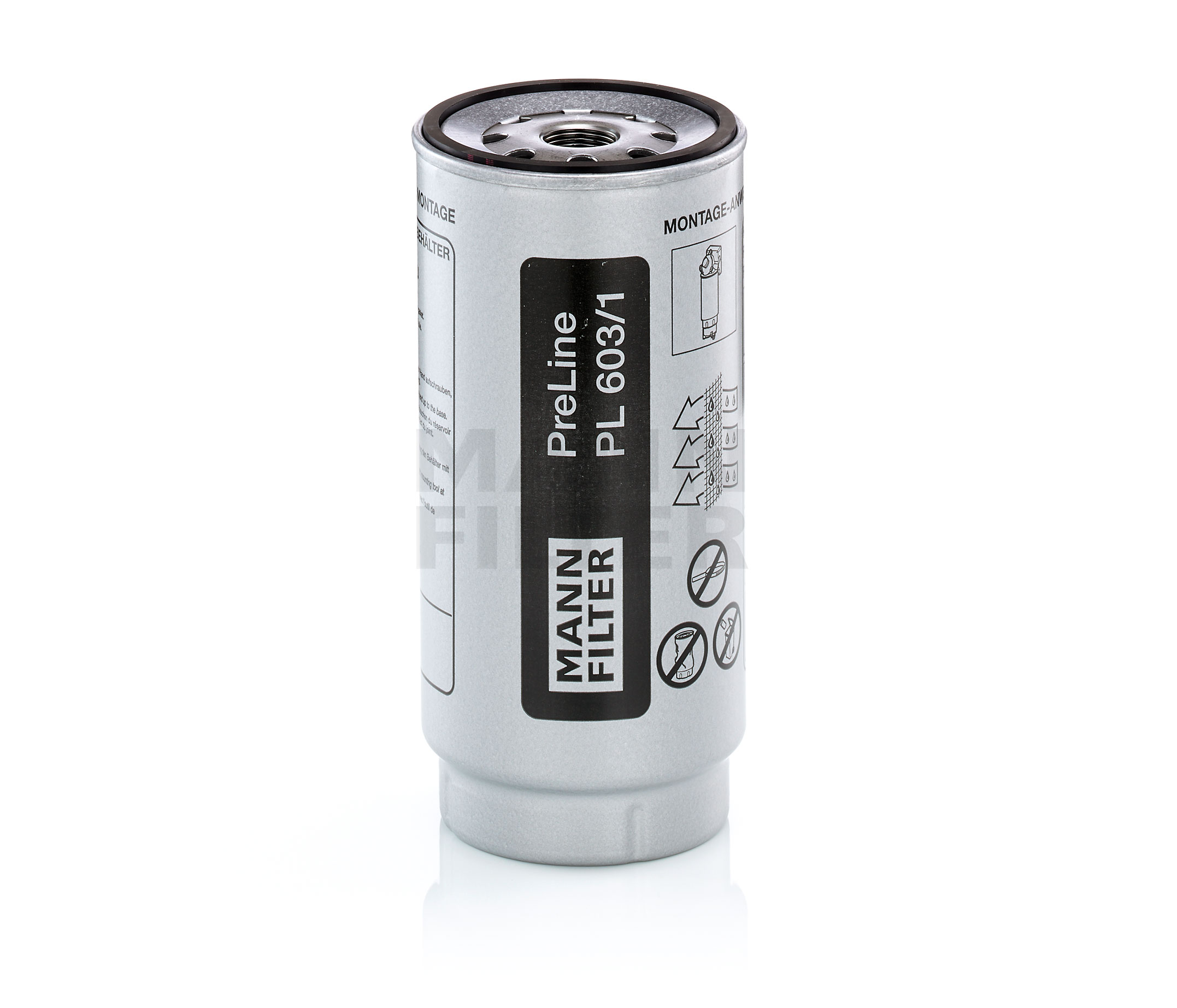 MANN-FILTER Filter goriva za SISU - številka izdelka: PL 603/1 x