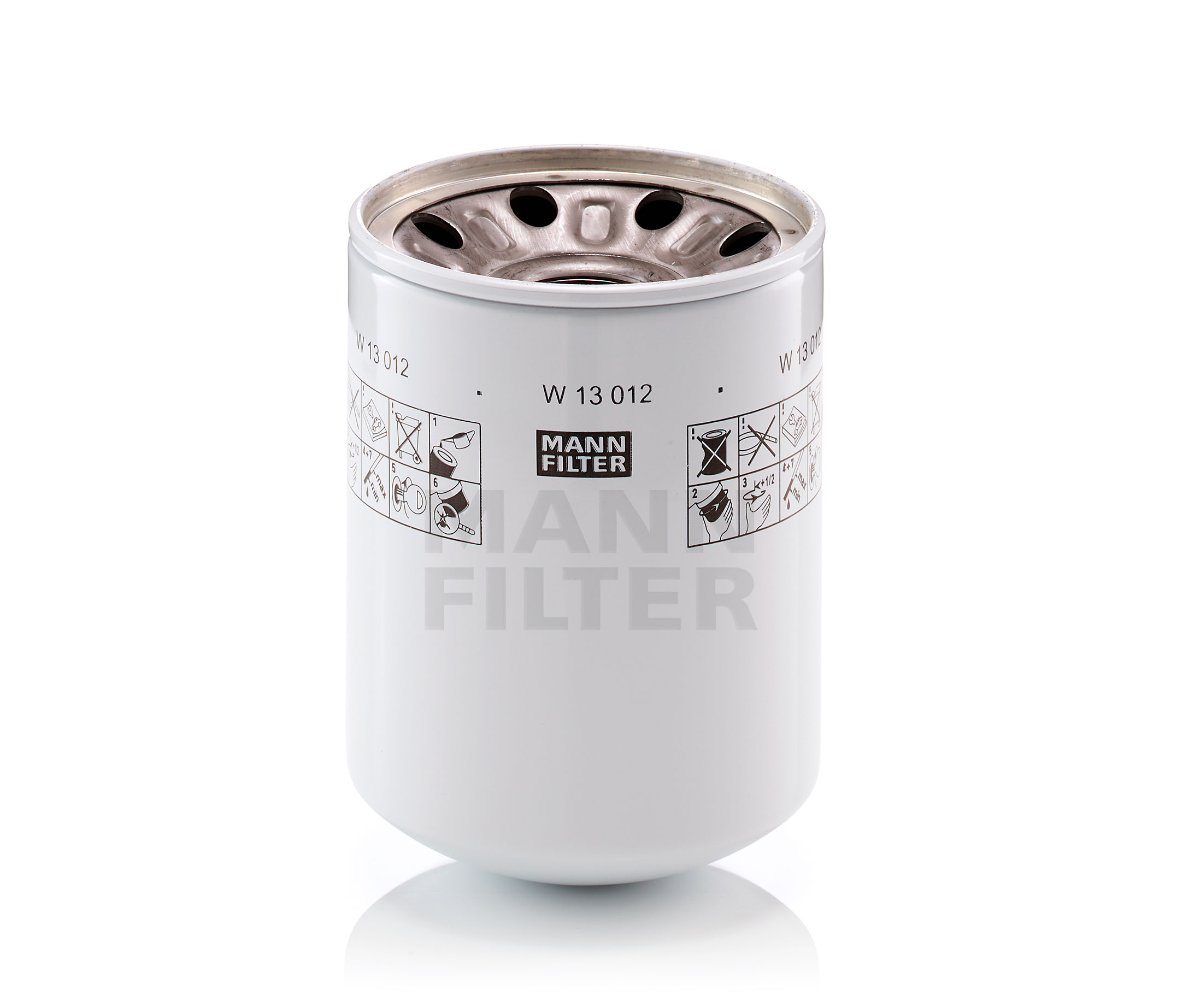 MANN-FILTER 128 mm Filter, operating hydraulics W 13 012 buy