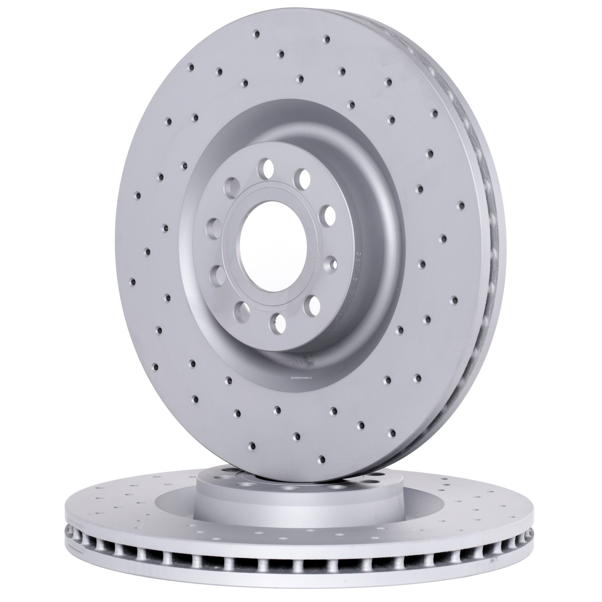 ZIMMERMANN 100.3301.52 Спирачен диск вътрешновентилиран, надупчен, с покритие, високовъглеродна Ауди в оригинално качество