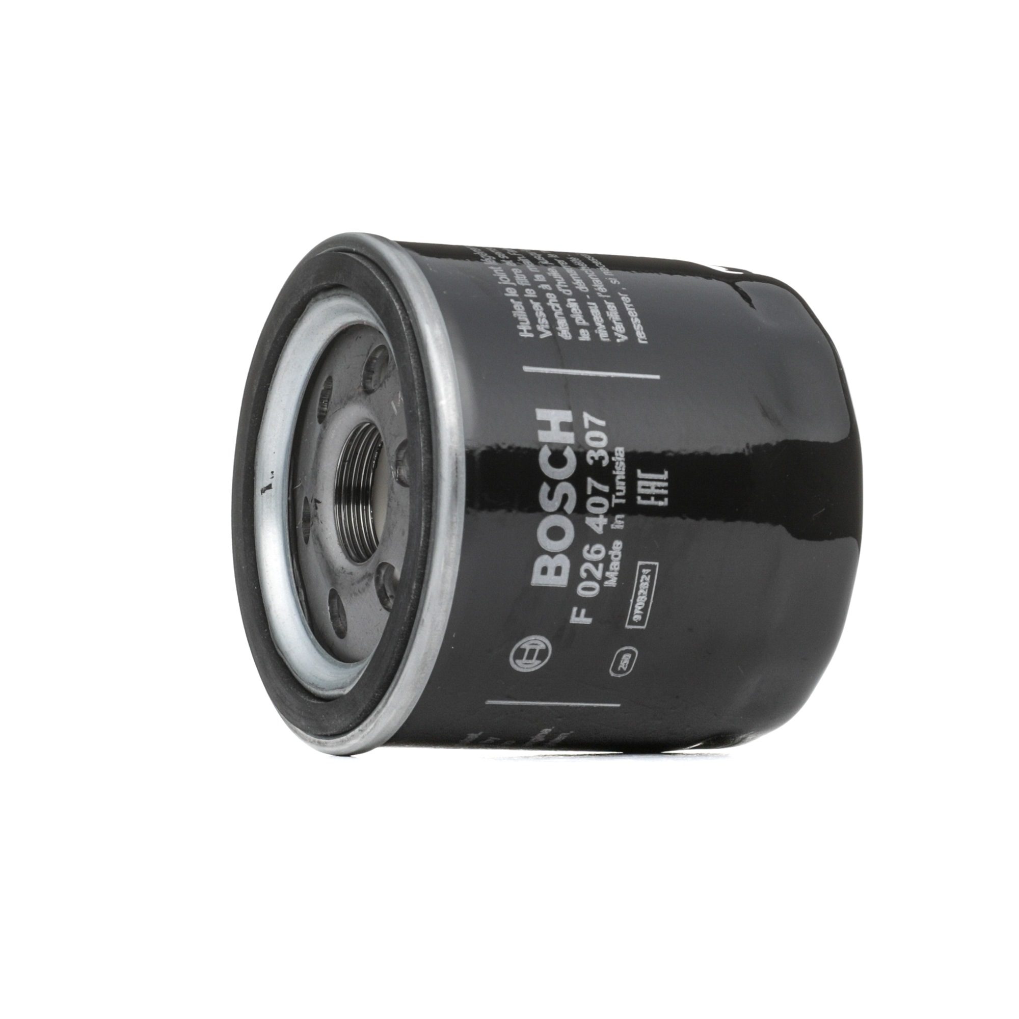 BOSCH F 026 407 307 Oil filter M 22 x 1,5, with one anti-return valve, Spin-on Filter