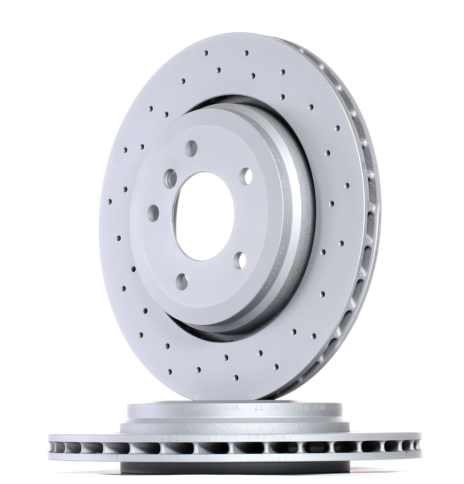 Brake disc ZIMMERMANN SPORT COAT Z 320x22mm, 6/5, 5x120, Externally Vented, Perforated, Coated, High-carbon - 150.1295.52