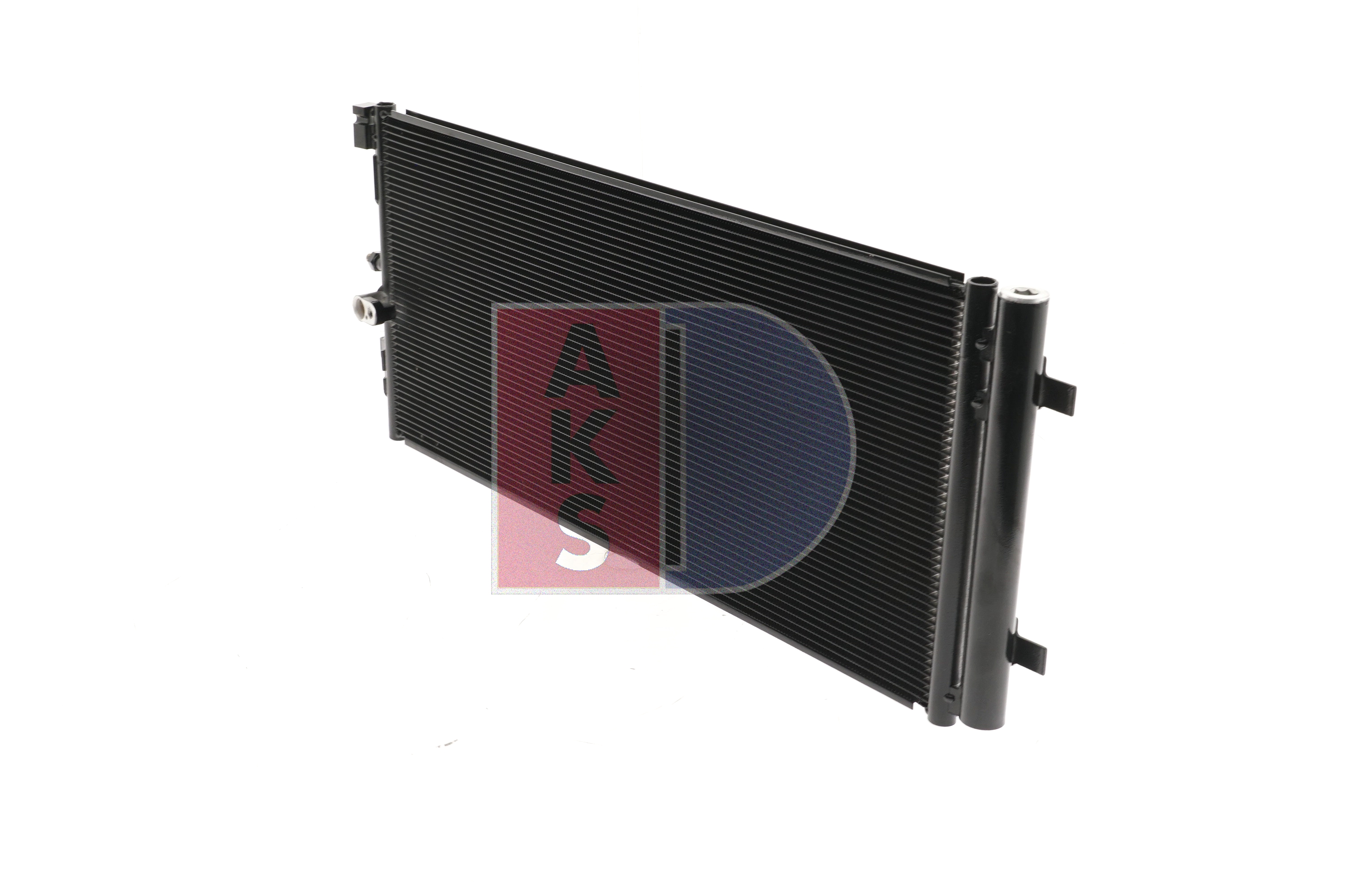 042043N AKS DASIS AC condenser AUDI with dryer, 18mm, 15,3mm, 676mm