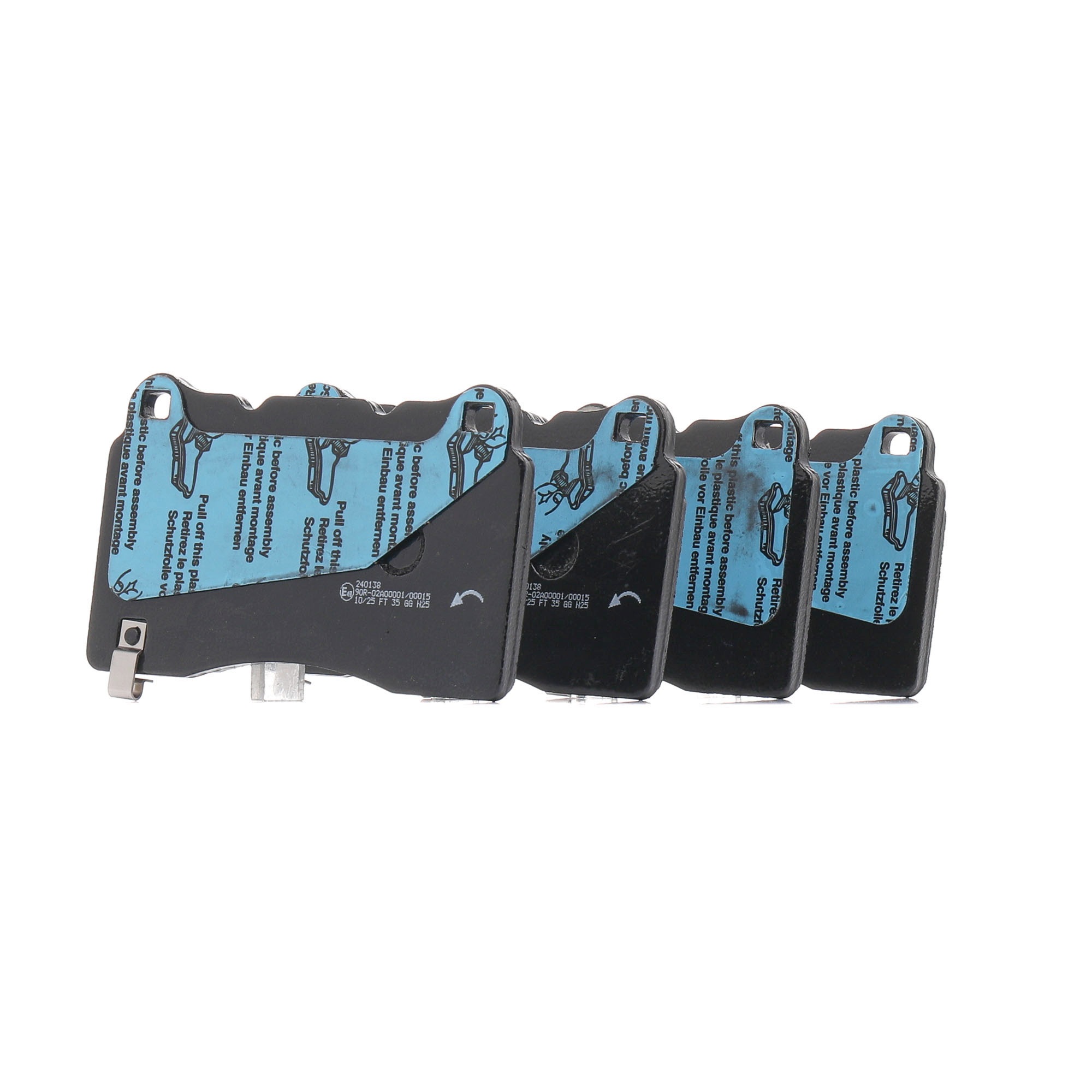 D1836 22-0288-8 Piduriklotsid METELLI 1068330-00B MERCEDES-BENZ