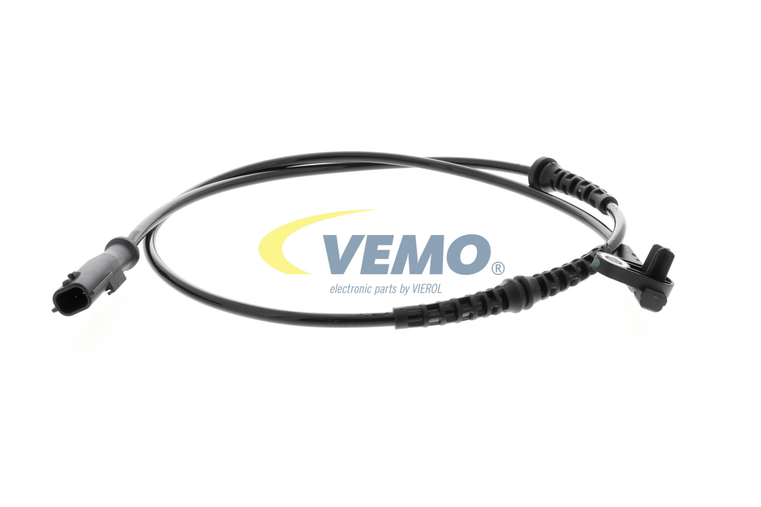 V46-72-0271 VEMO Wheel speed sensor RENAULT Rear Axle, with cable, 2-pin connector, angular