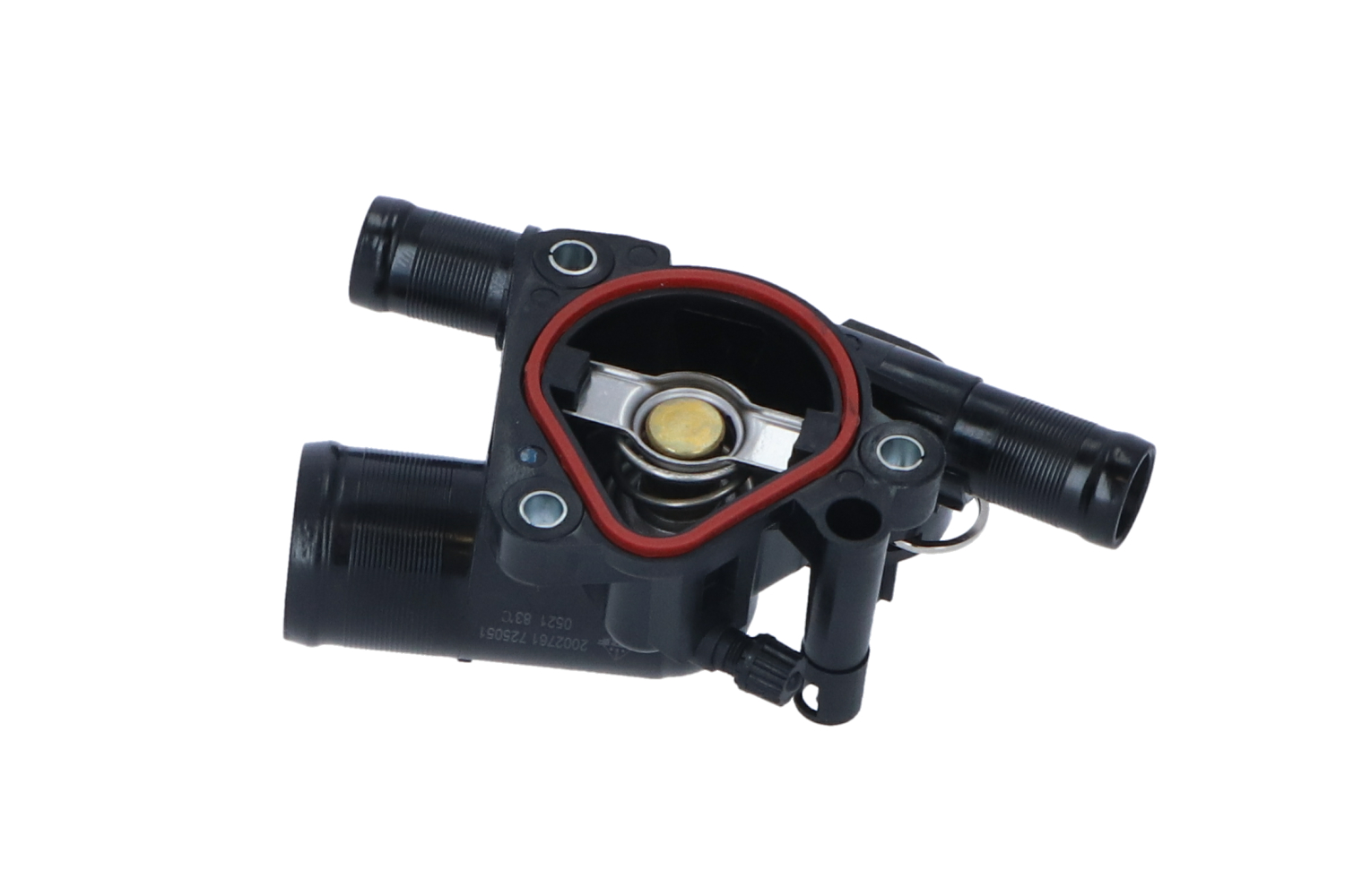 725051 NRF Coolant thermostat OPEL Opening Temperature: 83°C, with sensor, with seal ring, with housing