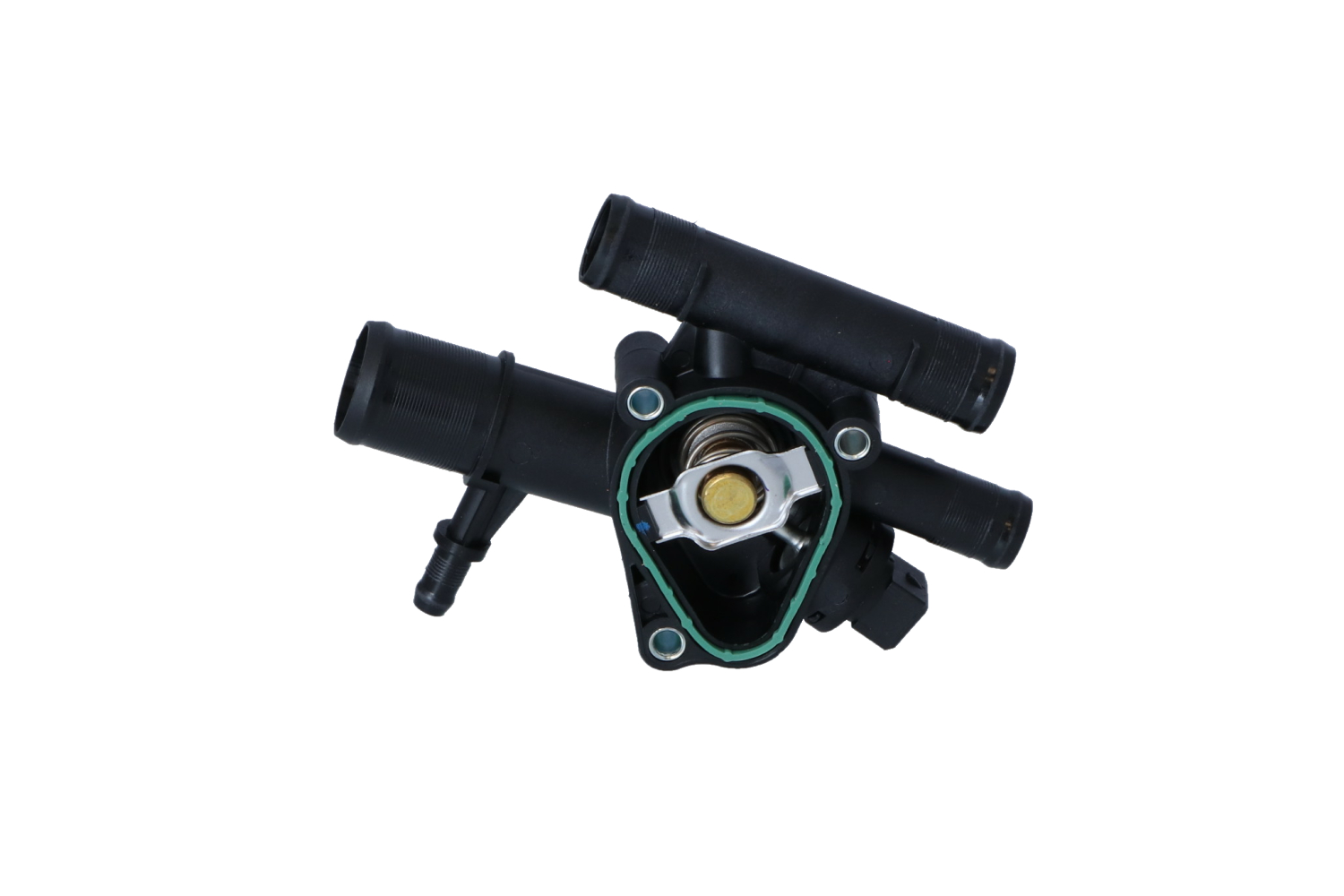 725059 NRF Coolant thermostat OPEL Opening Temperature: 89°C, with sensor, with seal ring, with housing