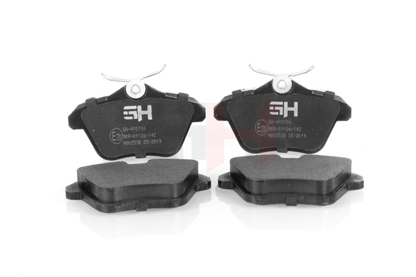 GH Rear Axle, not prepared for wear indicator Height: 50mm, Thickness: 16,5mm Brake pads GH-410106 buy
