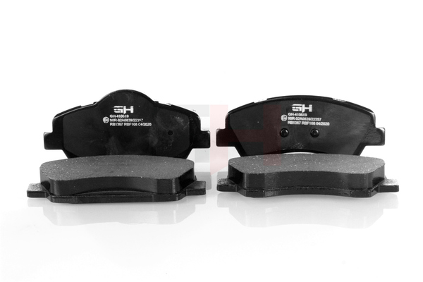 GH GH-410619 Bremsbeläge nicht für Verschleißwarnanzeige vorbereitet