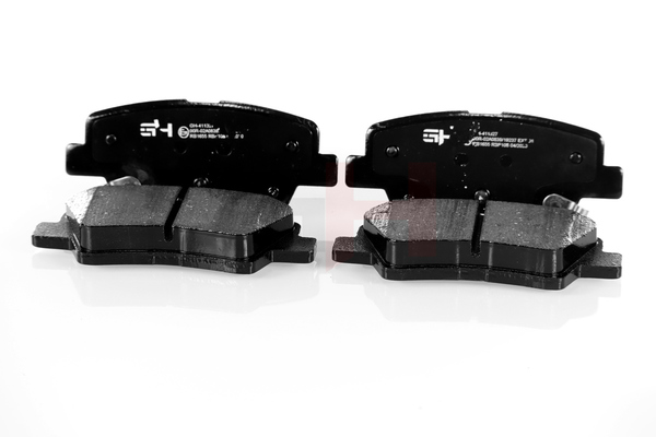 GH Rear Axle, with acoustic wear warning Height: 41,2mm, Thickness: 15,5mm Brake pads GH-411327 buy