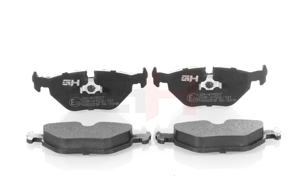 GH Rear Axle, incl. wear warning contact Height: 44,9mm, Thickness: 17mm Brake pads GH-411507 buy