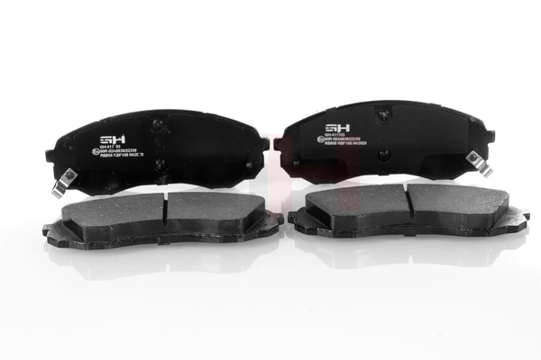 GH Pastiglie Freno Anteriori GH-413702 Per Suzuki Grand Vitara (2005-) – Set 1 Pezzo, Sistema Akebono